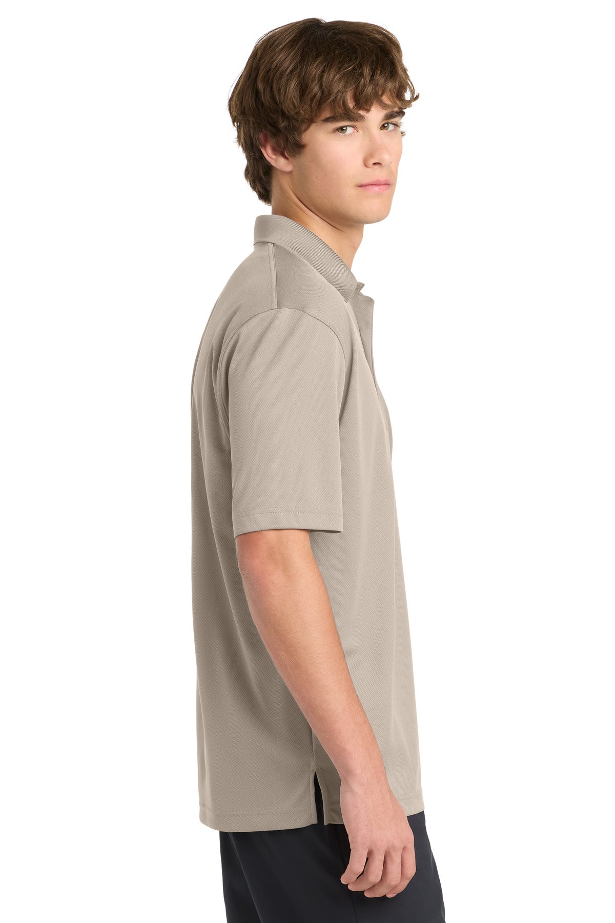 Sandstone Sport-Tek Dri-Mesh Polo. K469