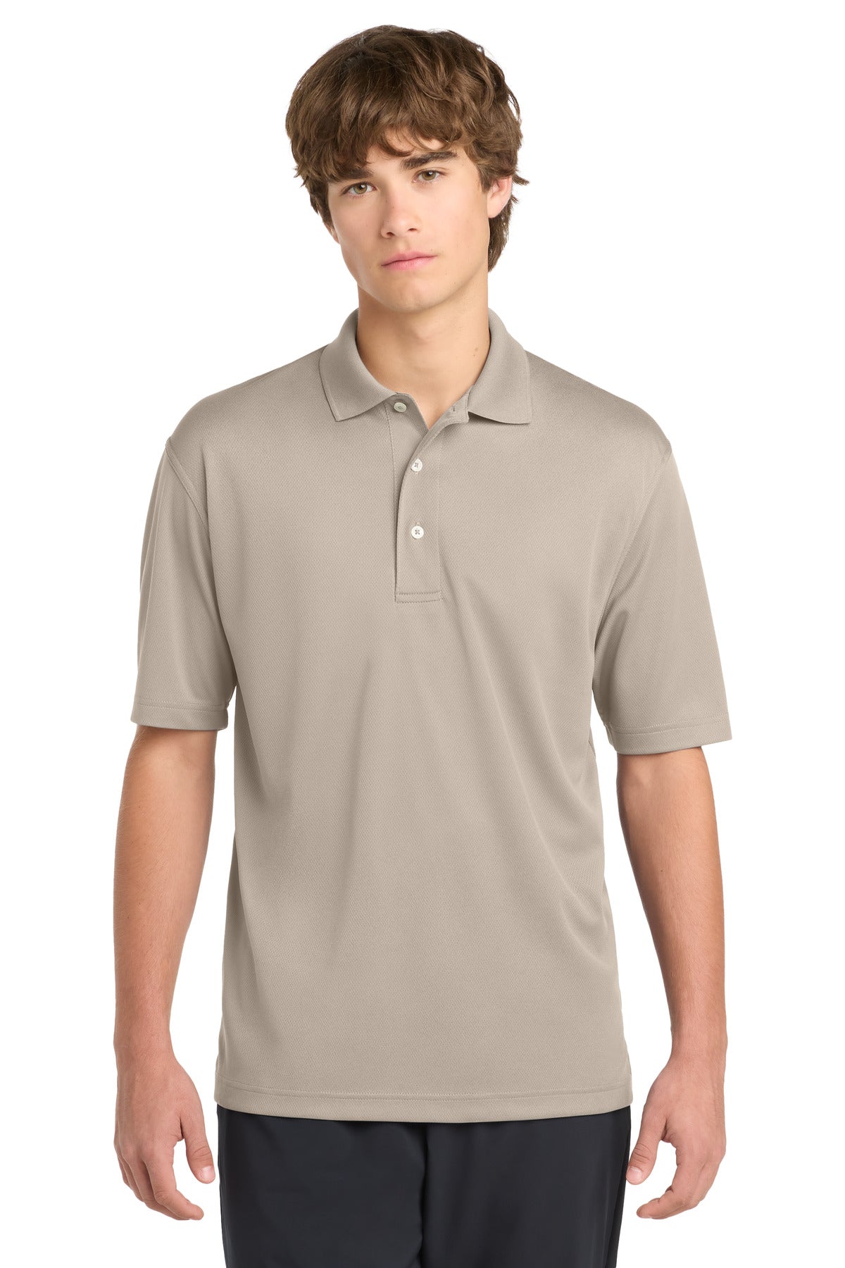 Sandstone Sport-Tek Dri-Mesh Polo. K469
