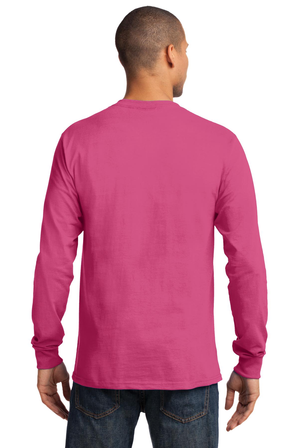 Sangria Port & Co Long Sleeve Essential Tee. PC61LS