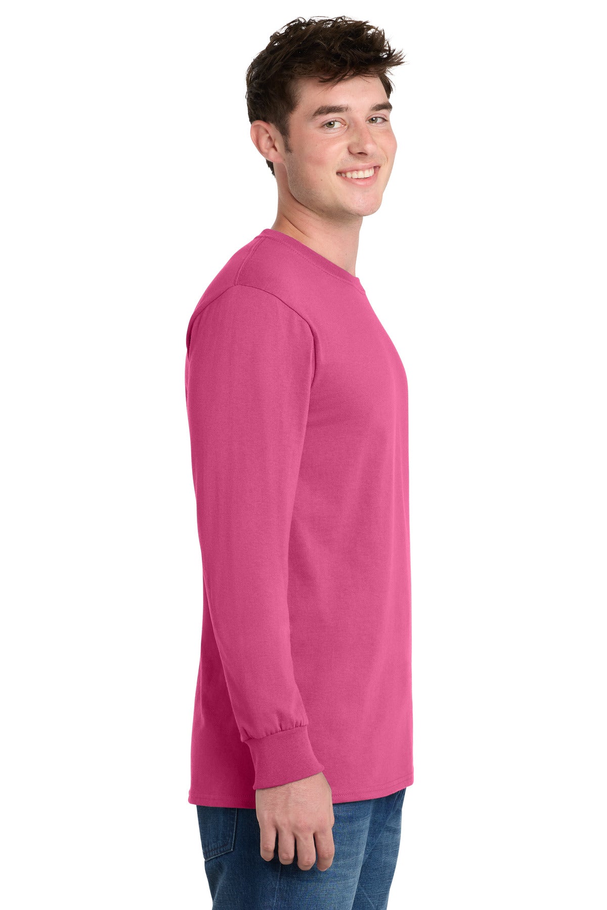 Sangria Port & Co Long Sleeve Essential Tee. PC61LS
