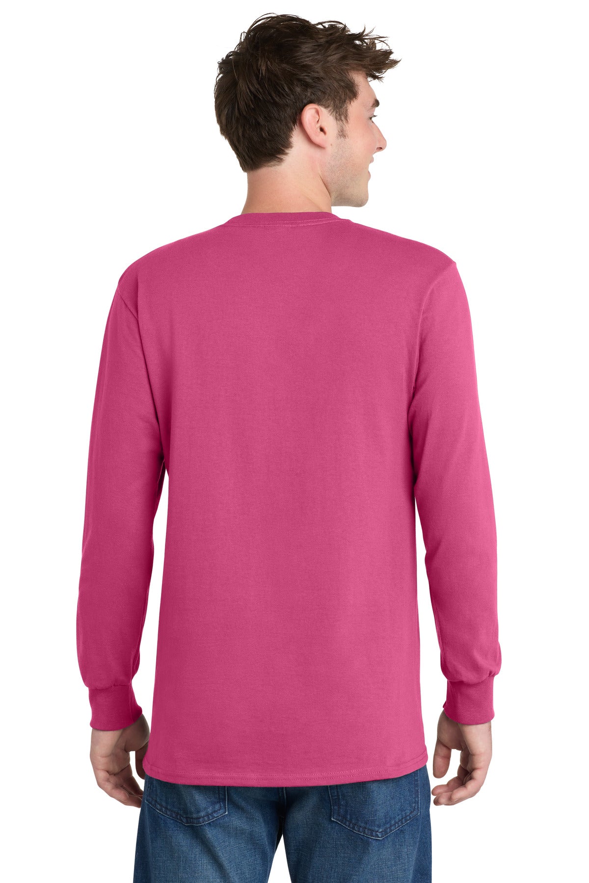 Sangria Port & Co Long Sleeve Essential Tee. PC61LS