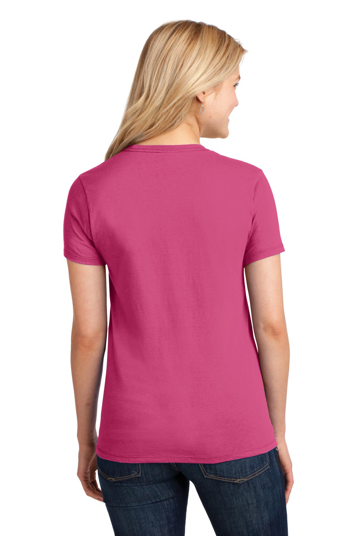 Sangria Port & Co Women's Core Cotton Tee. LPC54