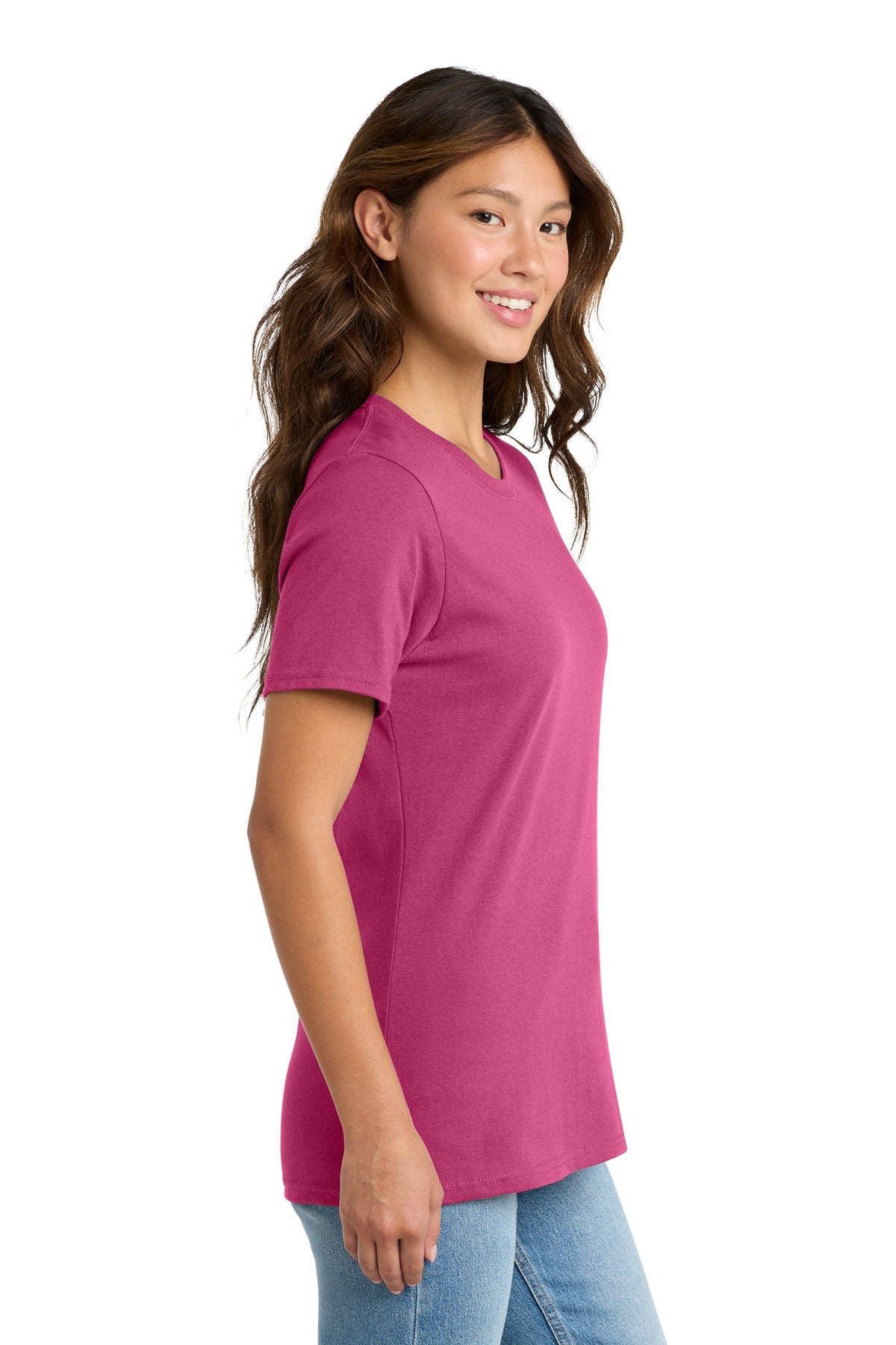 Sangria Port & Co Women's Core Cotton Tee. LPC54