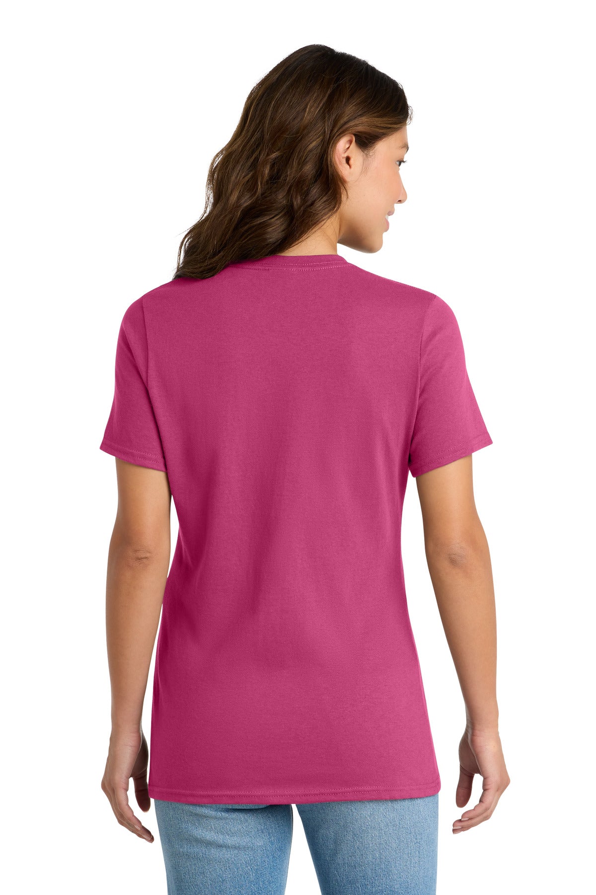 Sangria Port & Co Women's Core Cotton Tee. LPC54