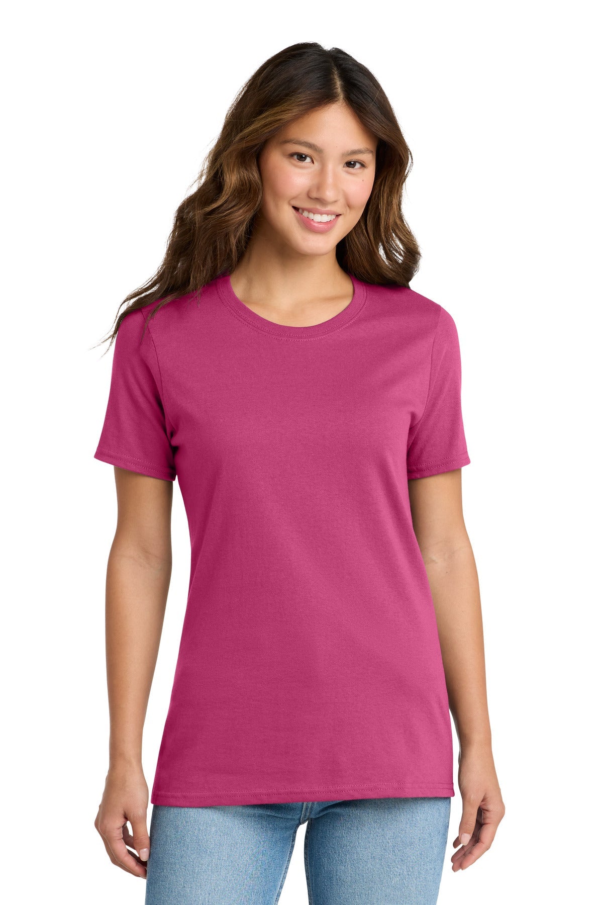 Sangria Port & Co Women's Core Cotton Tee. LPC54