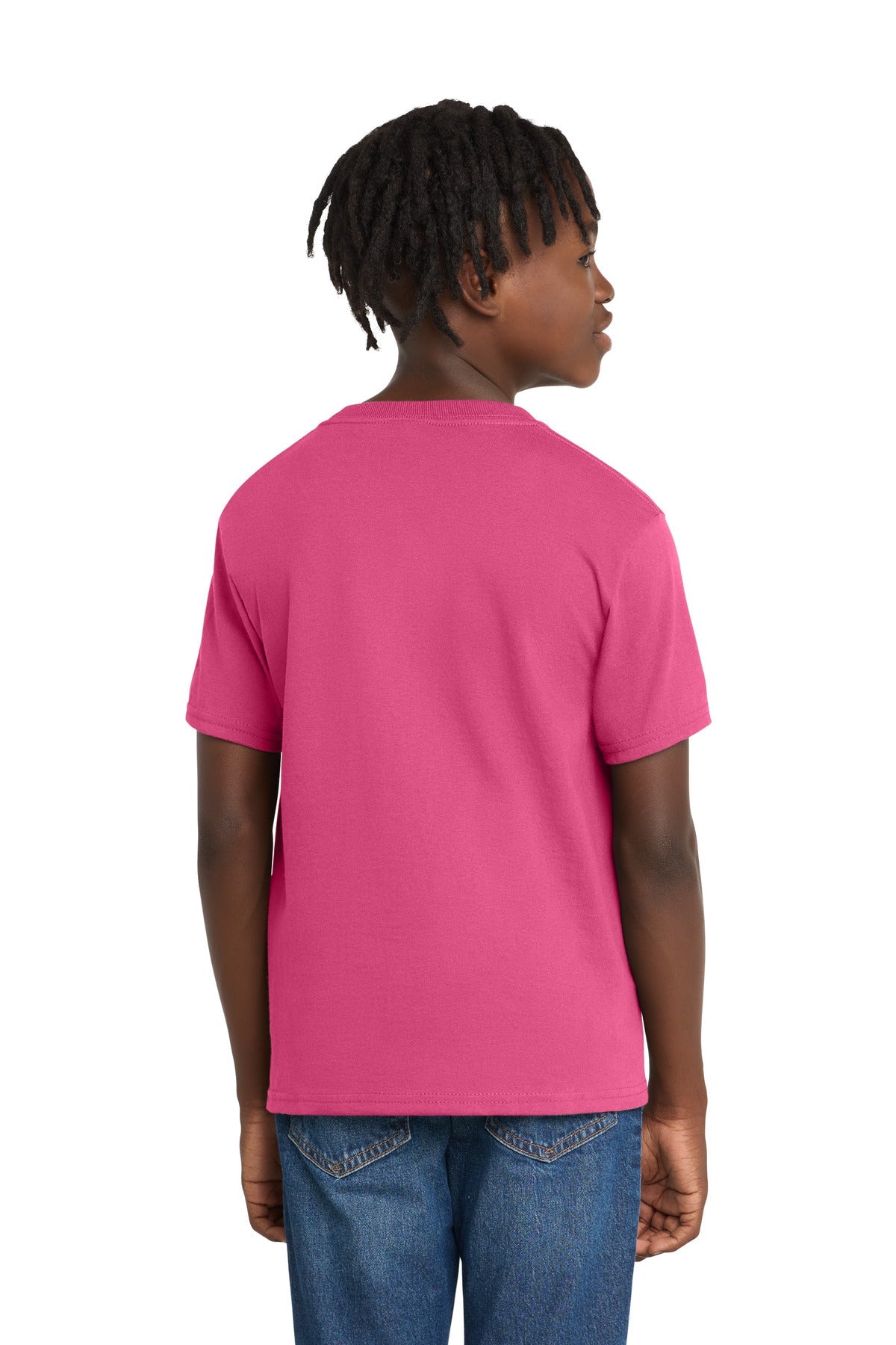Sangria Port & Co Youth Essential Tee. PC61Y