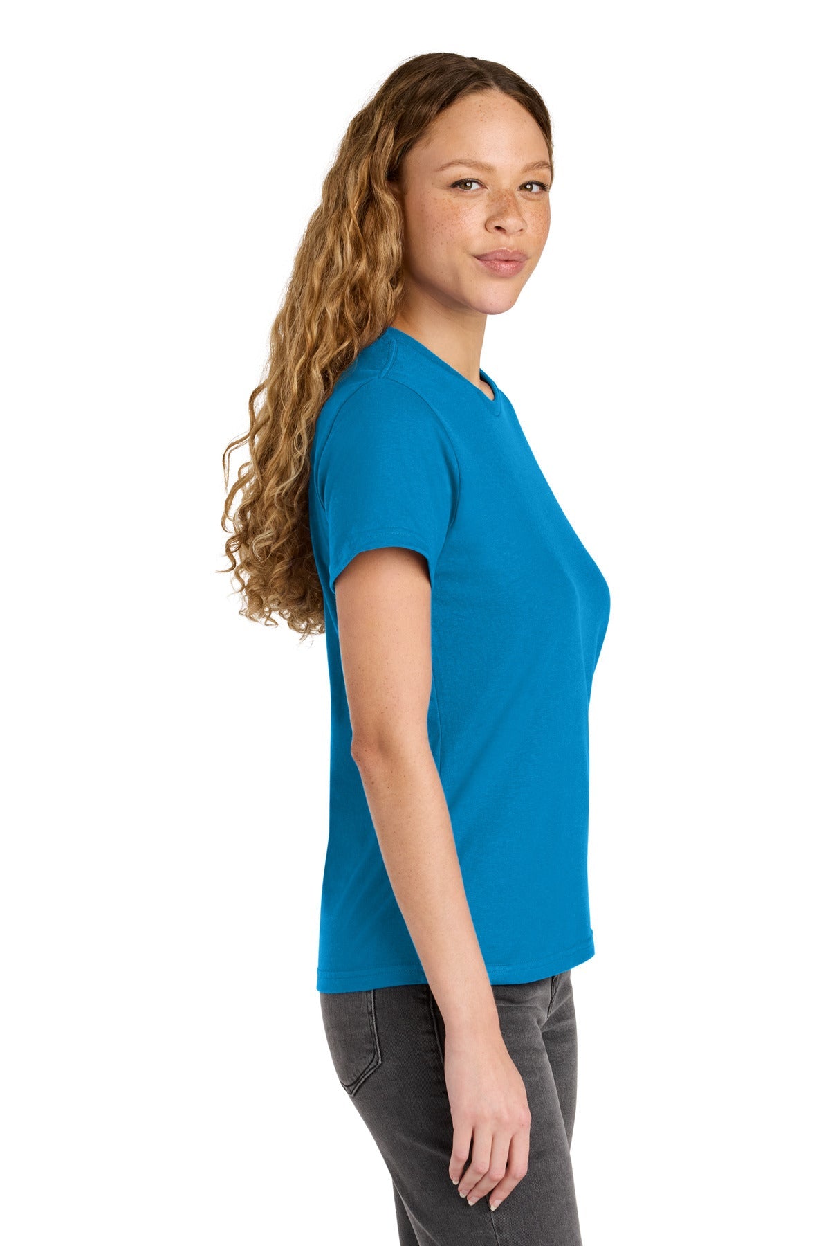 Sapphire Gildan Women's Softstyle Midweight Tee 65000L
