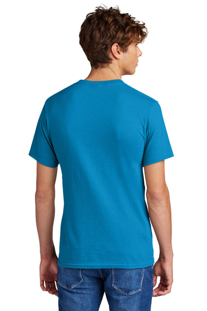 Sapphire Port & Co Core Blend Tee. PC55