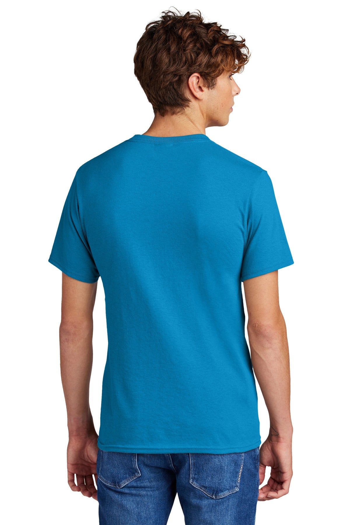 Sapphire Port & Co Core Blend Tee. PC55
