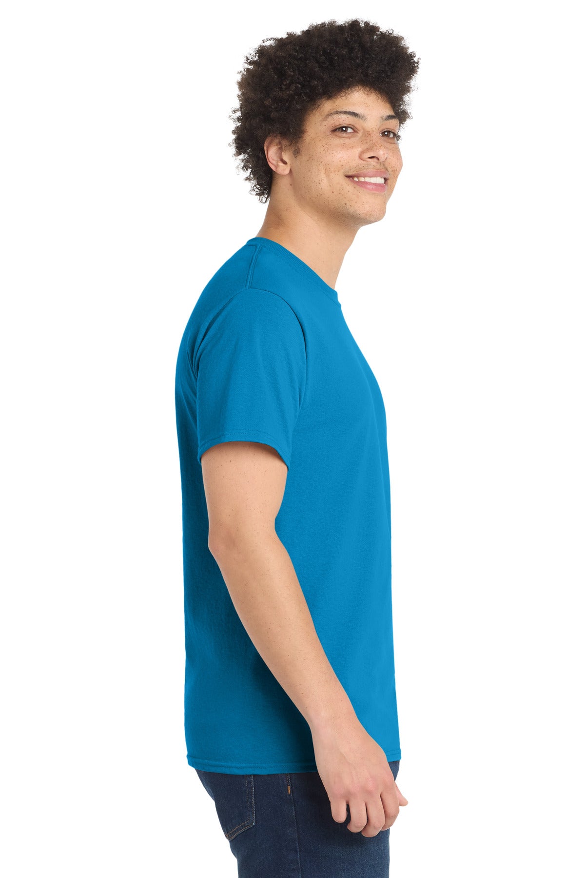 Sapphire Port & Co Tall Core Blend Tee. PC55T