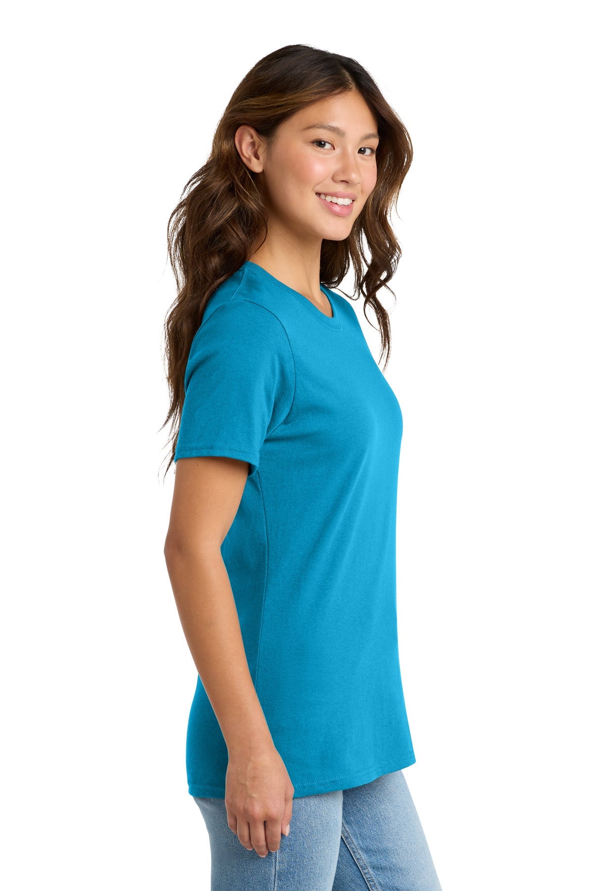 Sapphire Port & Co Women's Core Cotton Tee. LPC54