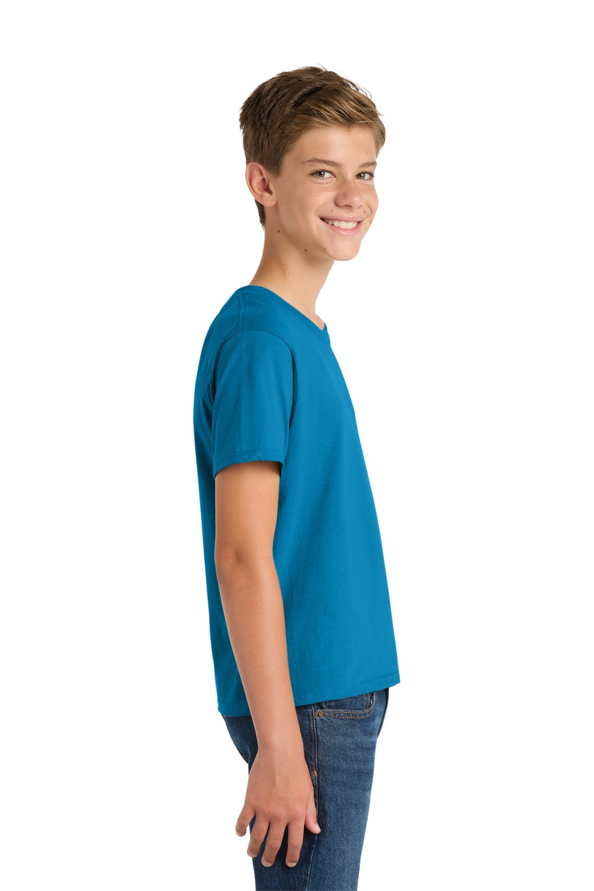 Sapphire Port & Co Youth Fan Favorite Tee. PC450Y