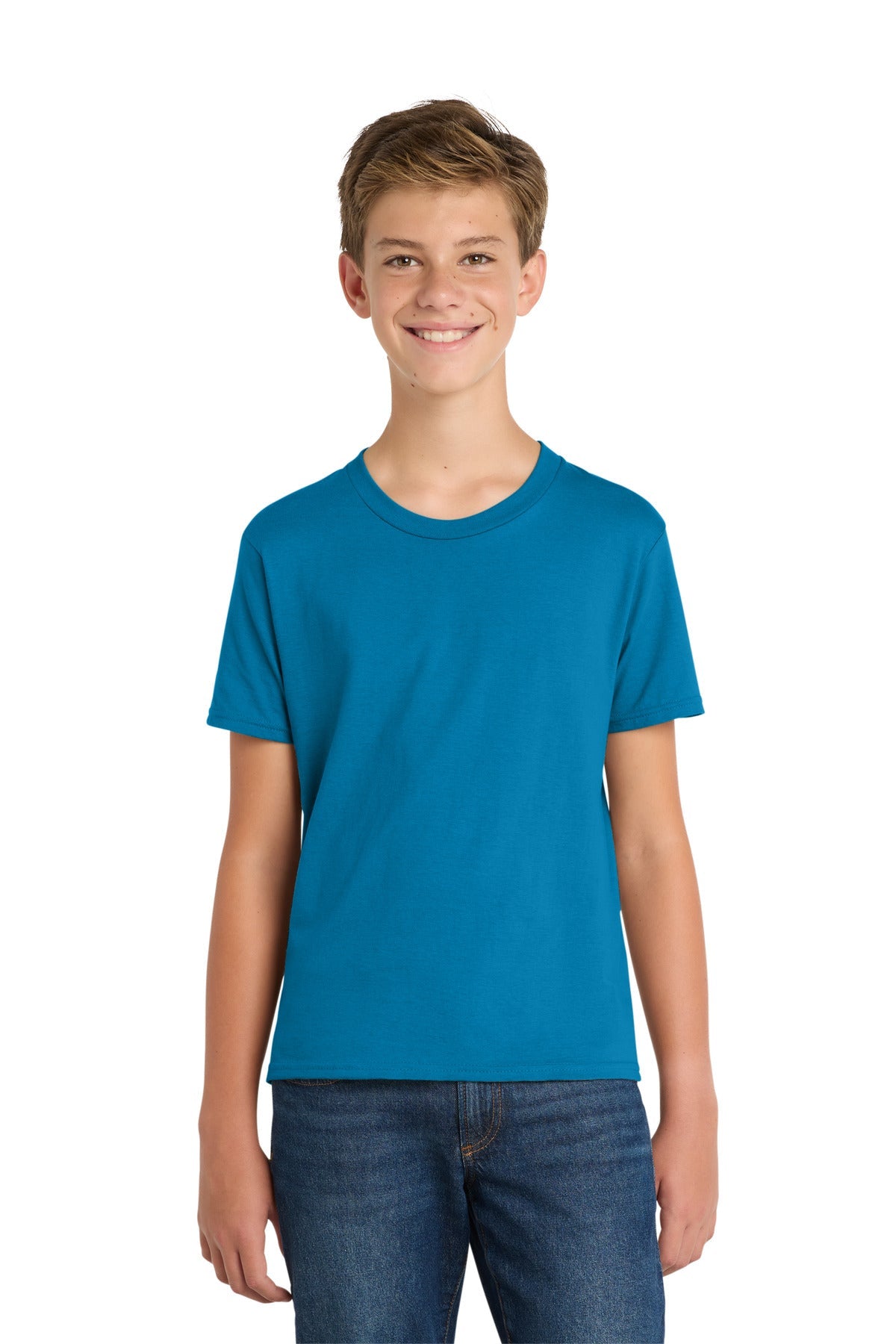 Sapphire Port & Co Youth Fan Favorite Tee. PC450Y