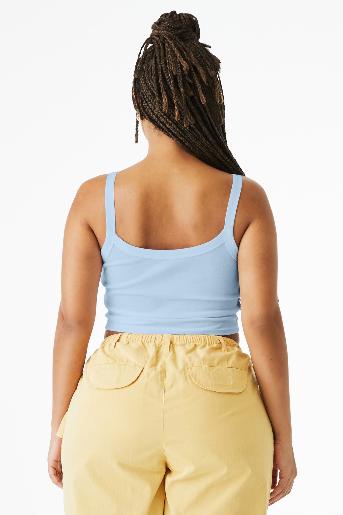 SBbyBBlend BELLA+CANVAS Women's Micro Rib Spaghetti Strap Tank BC1012