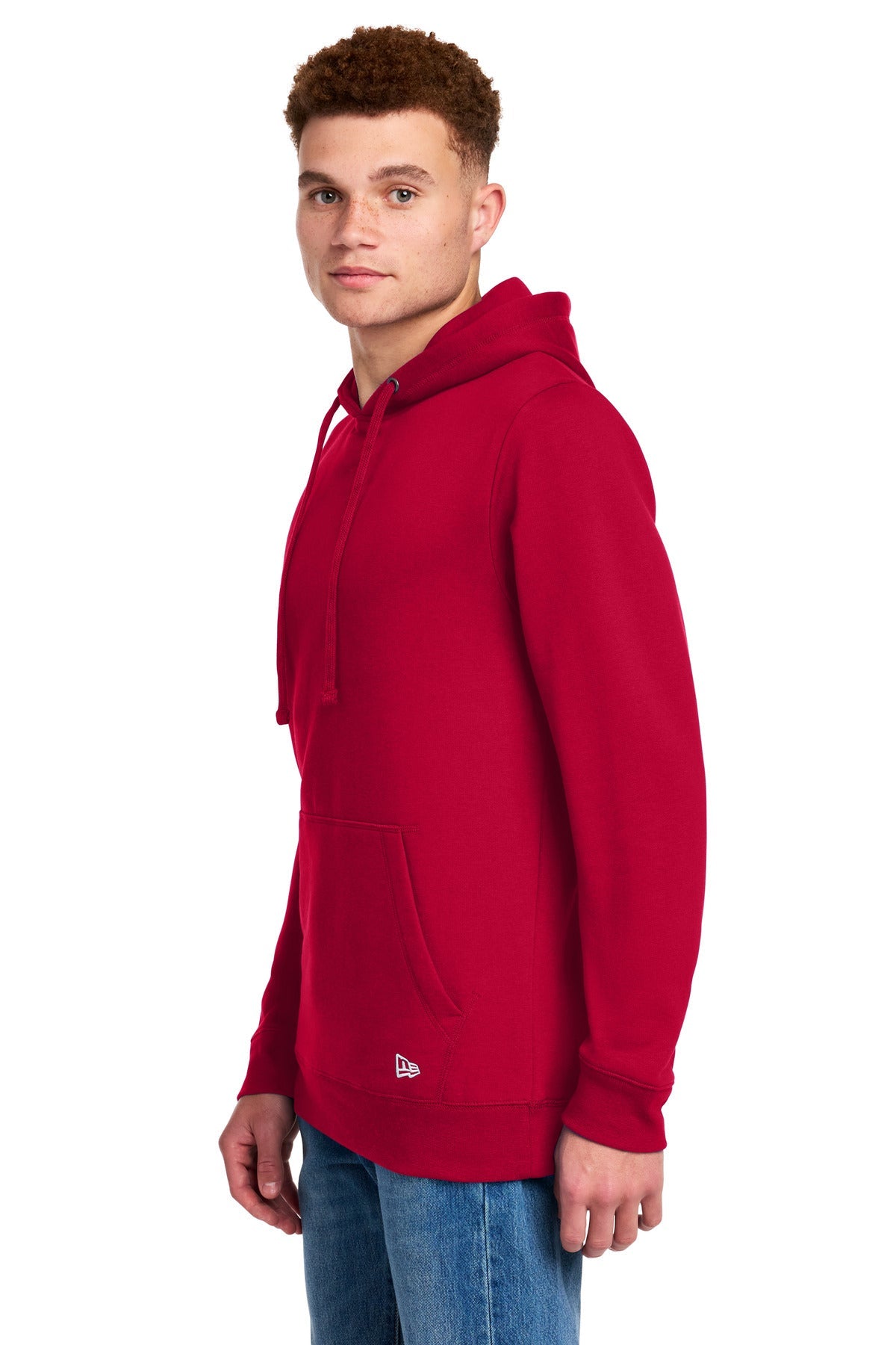 Scarlet New Era Comeback Fleece Pullover Hoodie NEA550