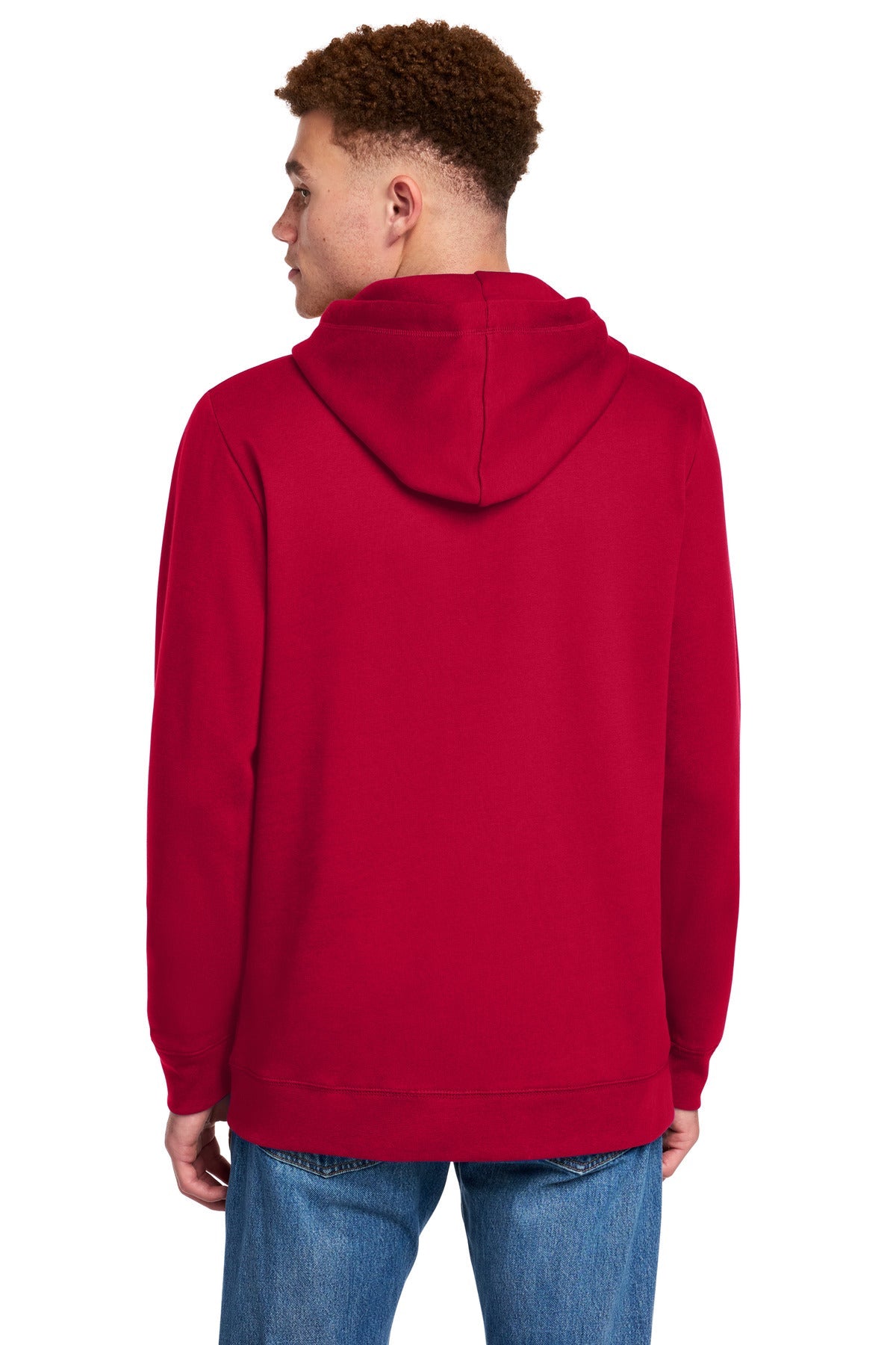 Scarlet New Era Comeback Fleece Pullover Hoodie NEA550