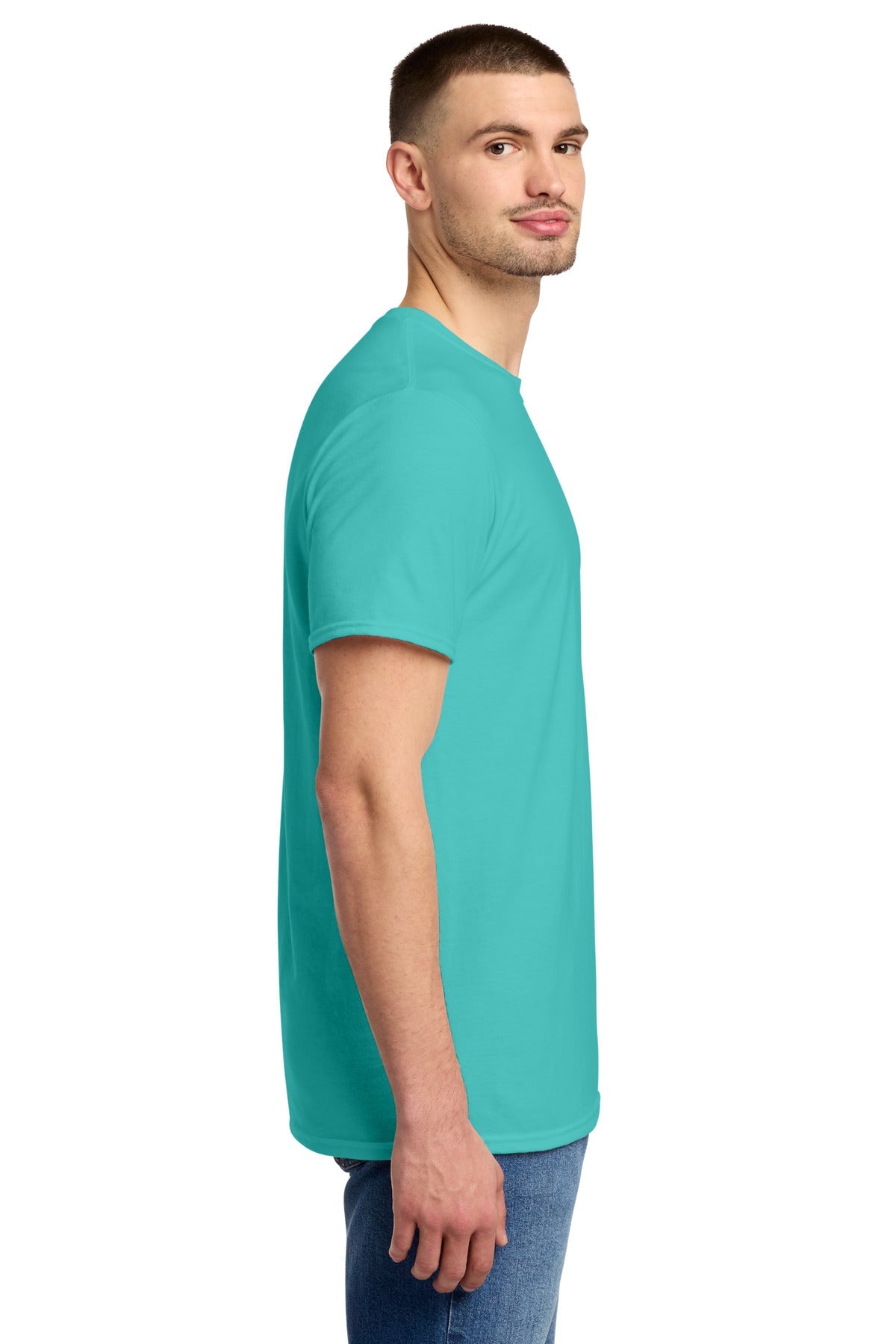 ScubaBlue Jerzees Premium Blend Ring Spun T-Shirt 560M