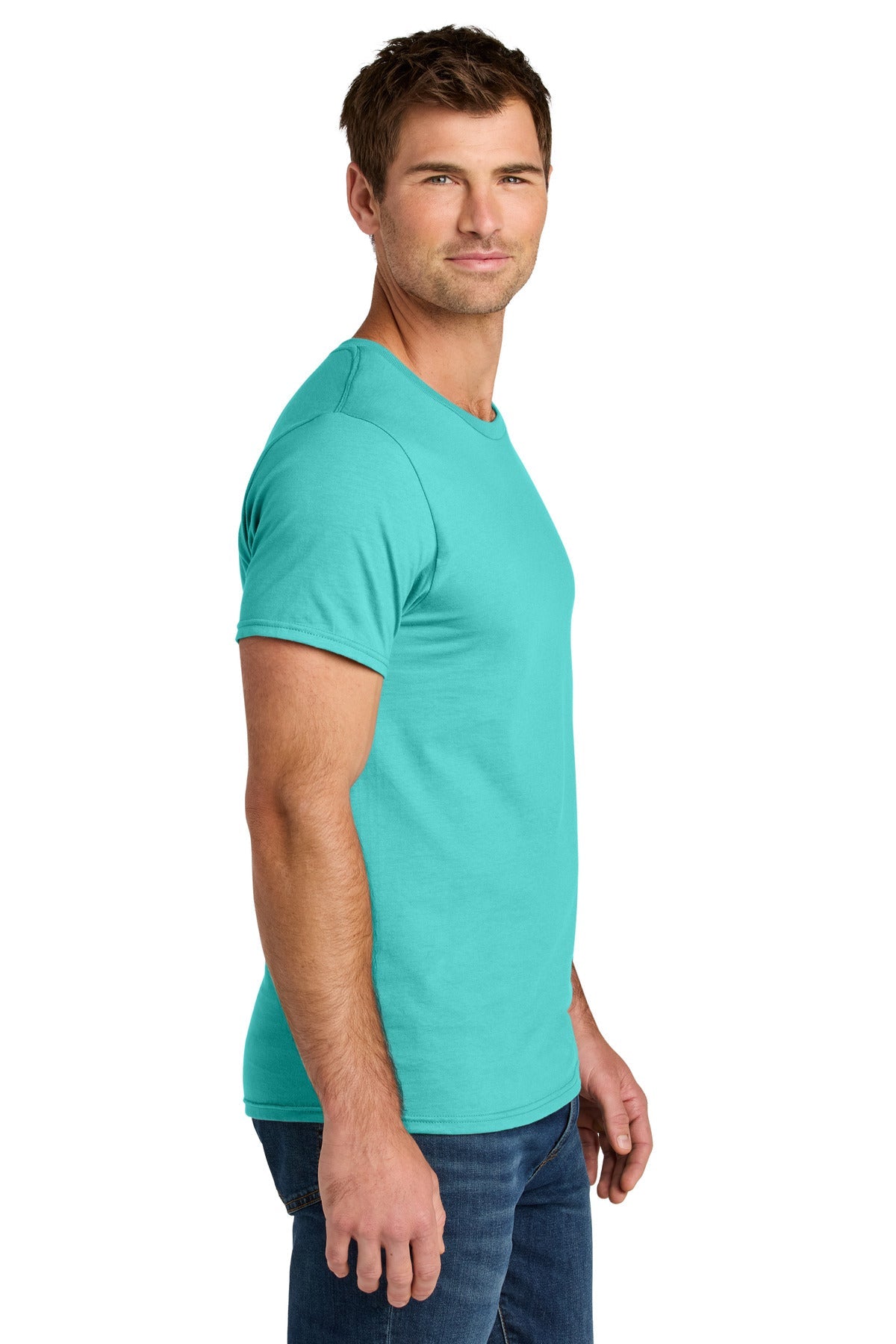 ScubaBlue Jerzees Ultimate Unisex Ring Spun T-Shirt IC46M