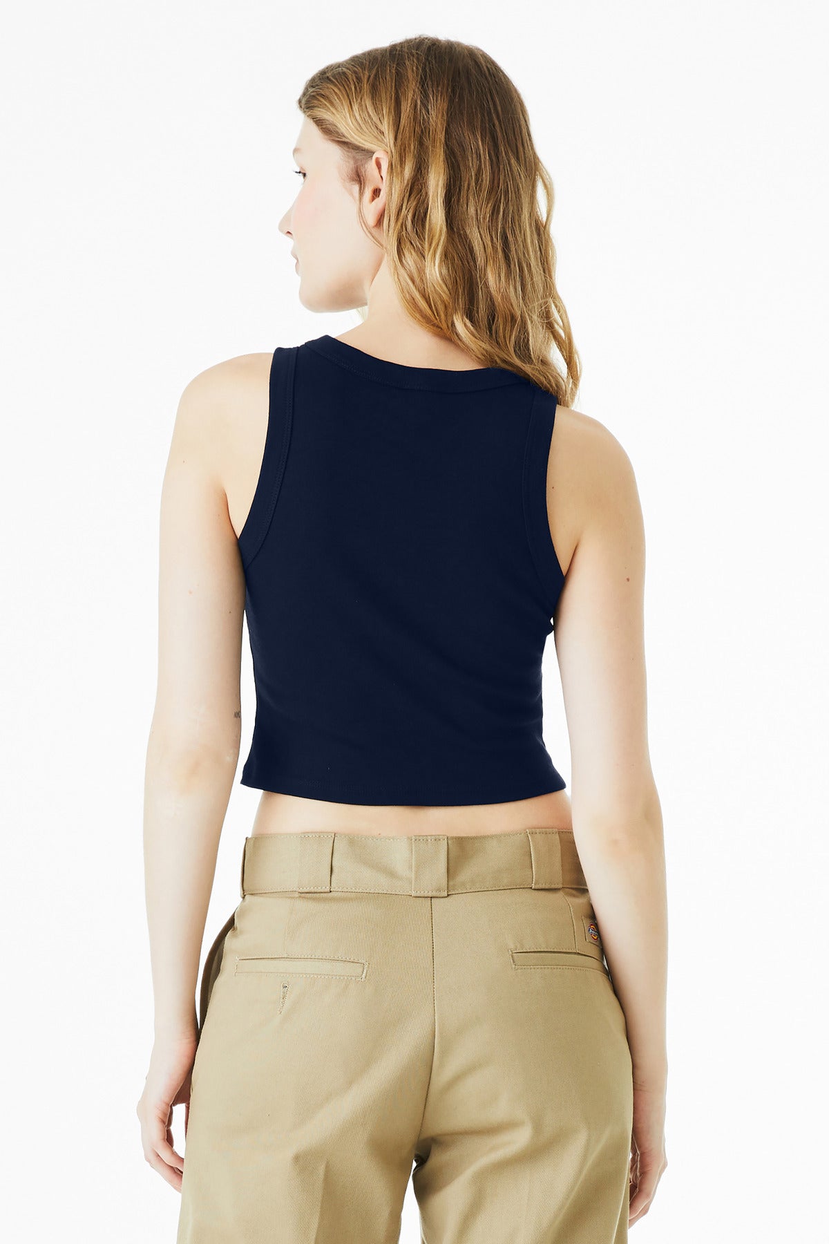 SdNvyBlend BELLA+CANVAS Women's Micro Rib Racer Tank BC1019