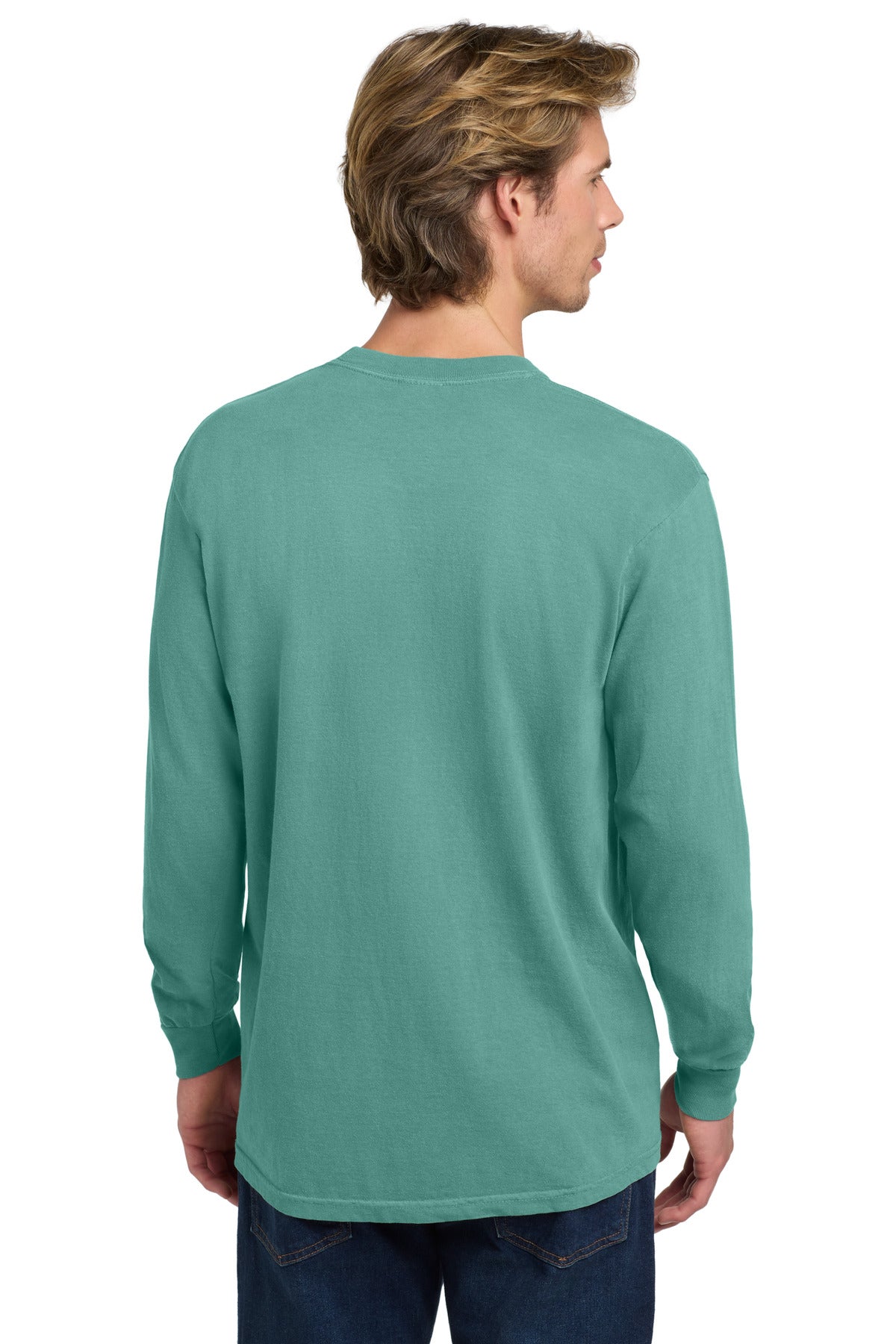 Seafoam COMFORT COLORS Heavyweight Ring Spun Long Sleeve Tee. 6014