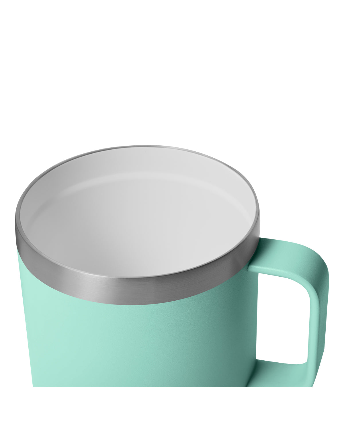 SEAFOAM Rambler® 14 oz Stackable Mug with DuraSip™ Ceramic Lining plain