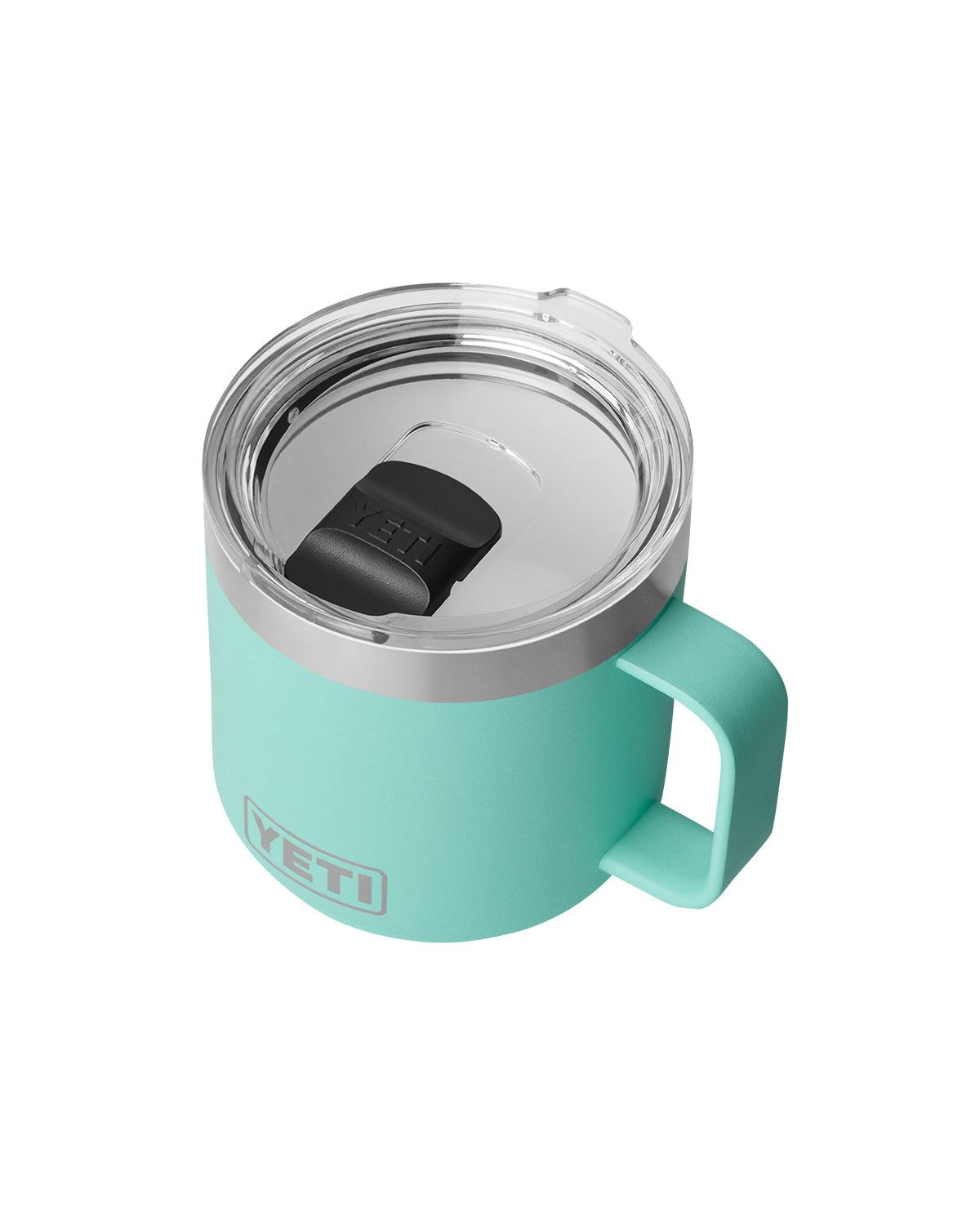 SEAFOAM Rambler® 14 oz Stackable Mug with DuraSip™ Ceramic Lining plain