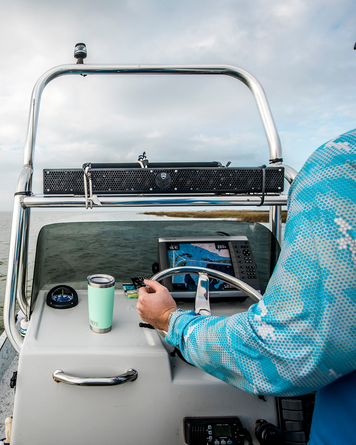 SEAFOAM Rambler® 20 oz Tumbler MagSlider™ Lid plain