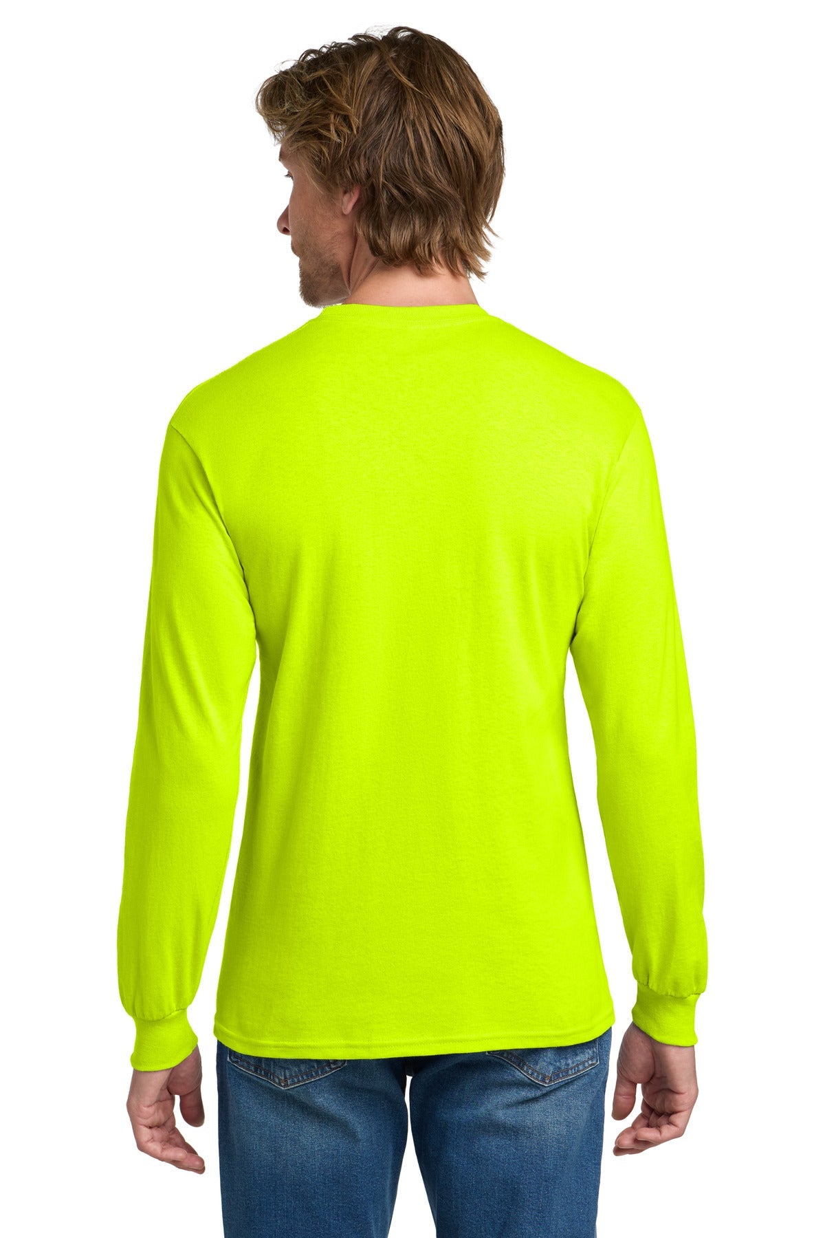SftyGrn Gildan - Heavy Cotton 100% Cotton Long Sleeve T-Shirt. 5400