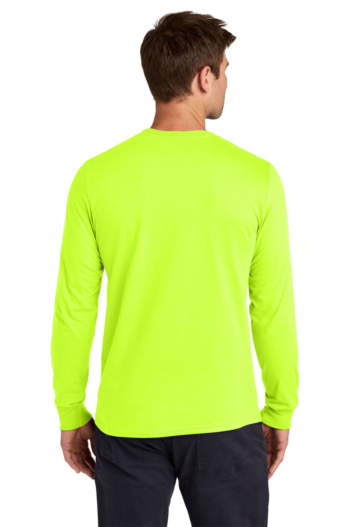 SftyGrn Jerzees Classics Unisex Cotton Long Sleeve T-Shirt 363L