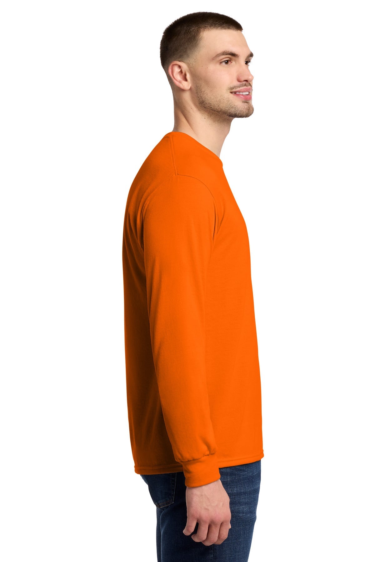 SftyOrg Jerzees Dri-Power 100% Polyester Long Sleeve T-Shirt 21LS