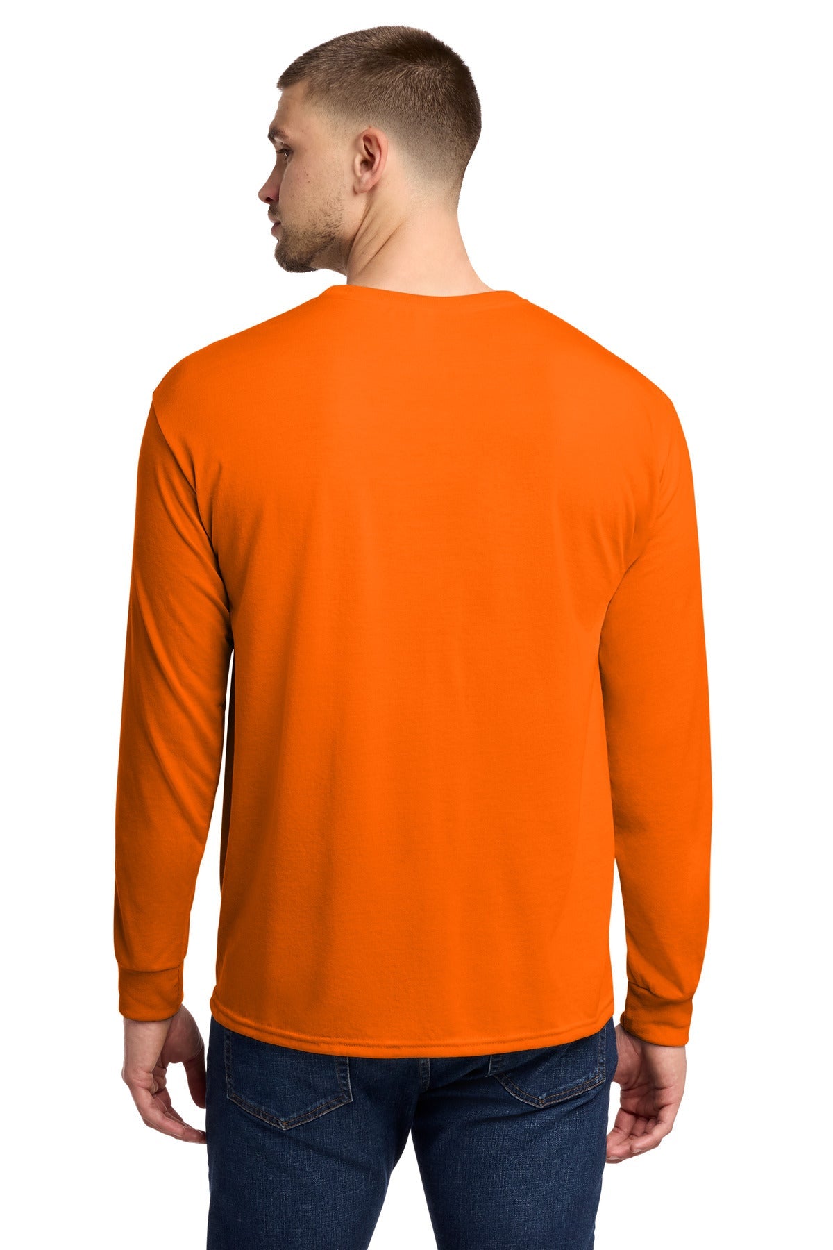 SftyOrg Jerzees Dri-Power 100% Polyester Long Sleeve T-Shirt 21LS