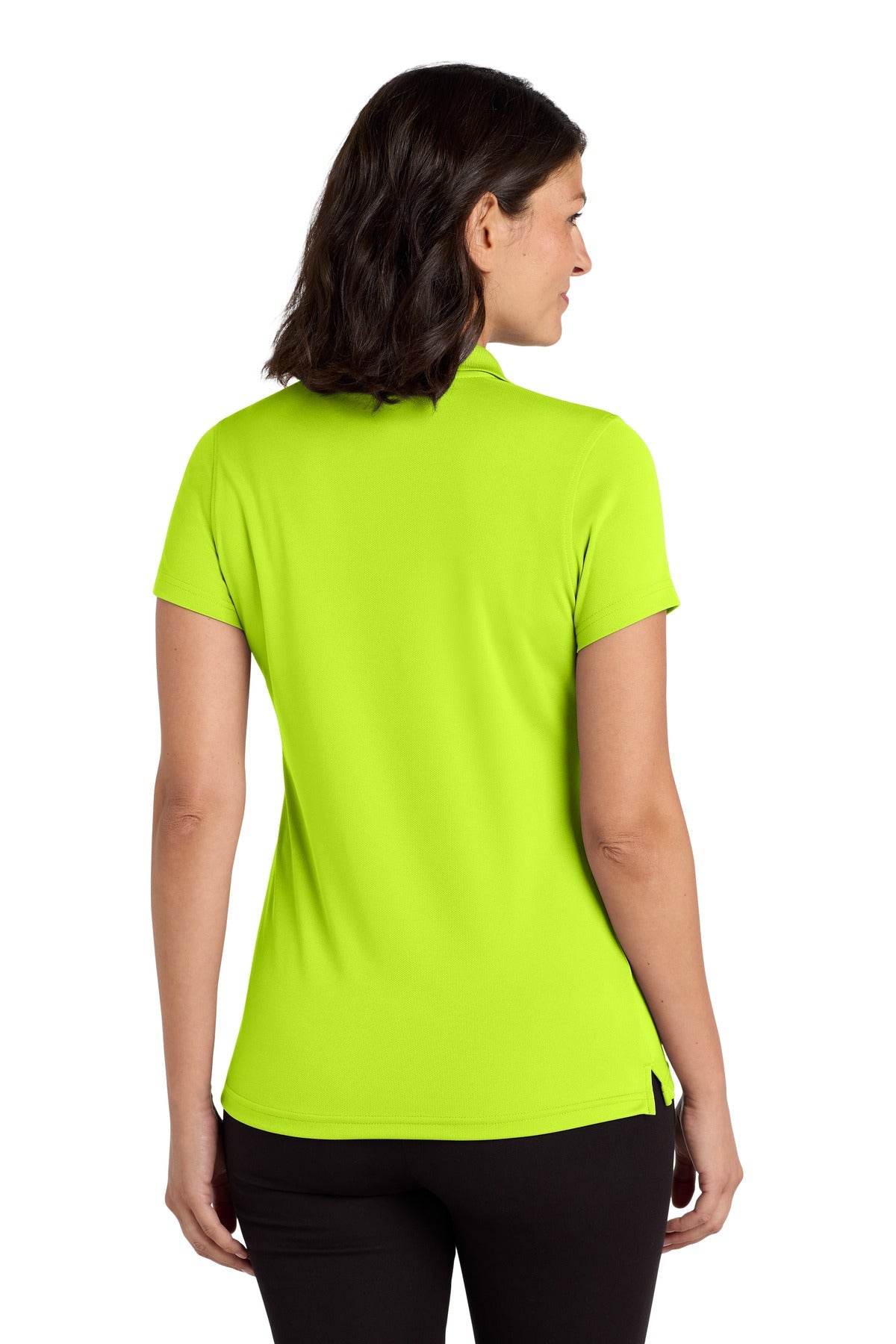 SftyYellow Port Authority Women's Dry Zone UV Micro-Mesh Polo. LK110