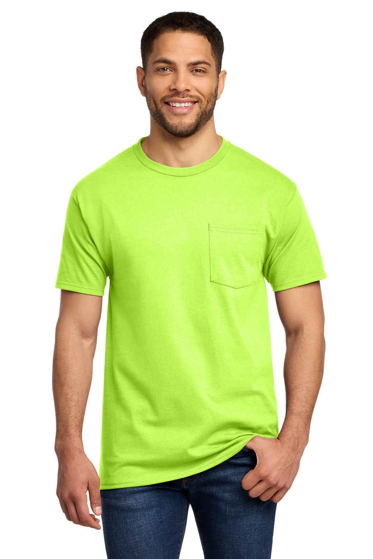 SGreen Port & Co Essential Pocket Tee. PC61P