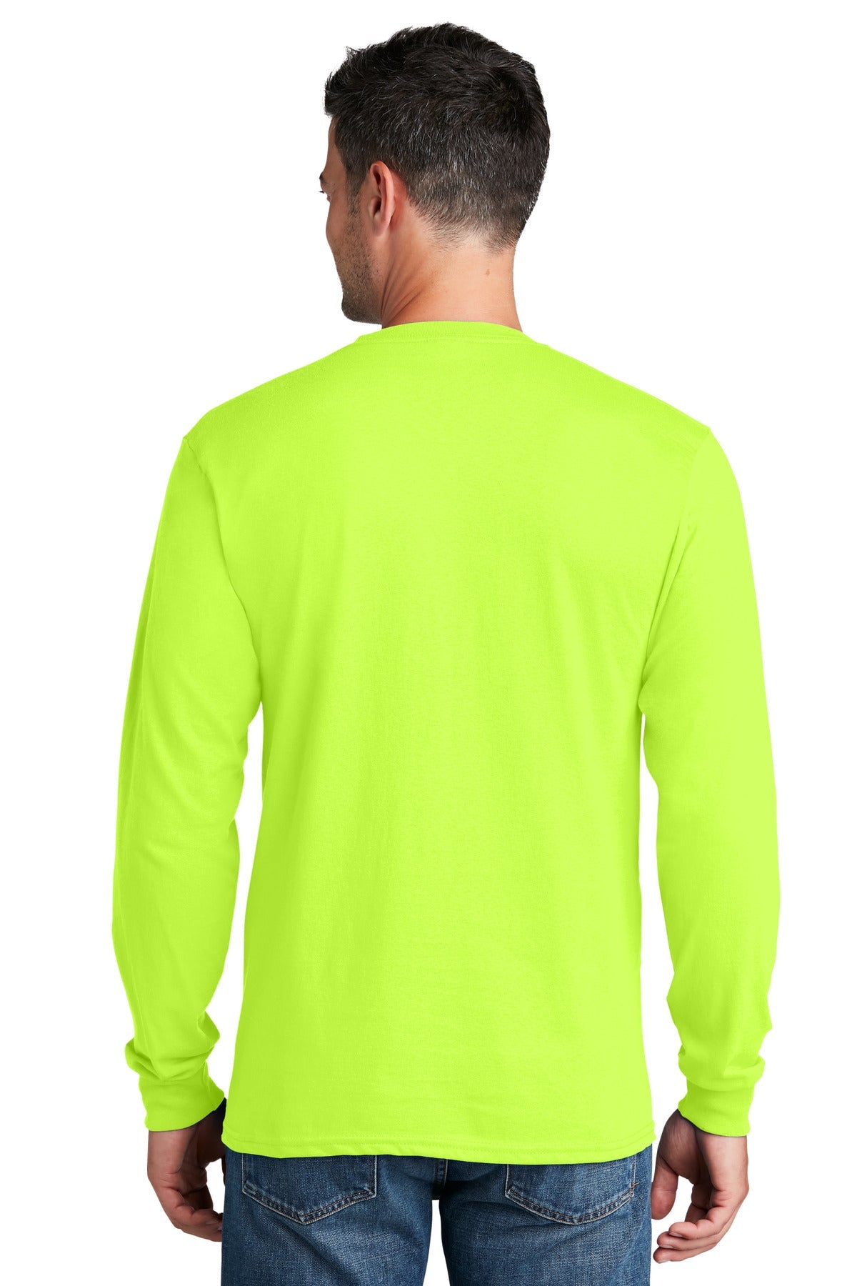 SGreen Port & Co Long Sleeve Core Cotton Tee. PC54LS