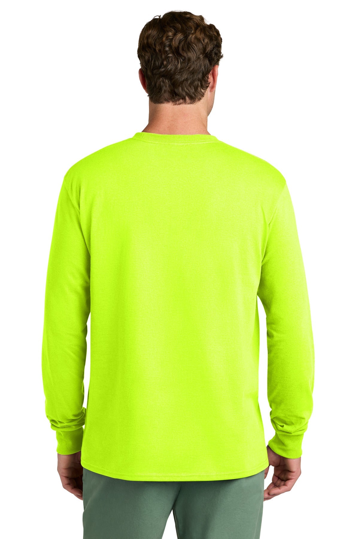 SGreen Port & Co Long Sleeve Core Cotton Tee. PC54LS