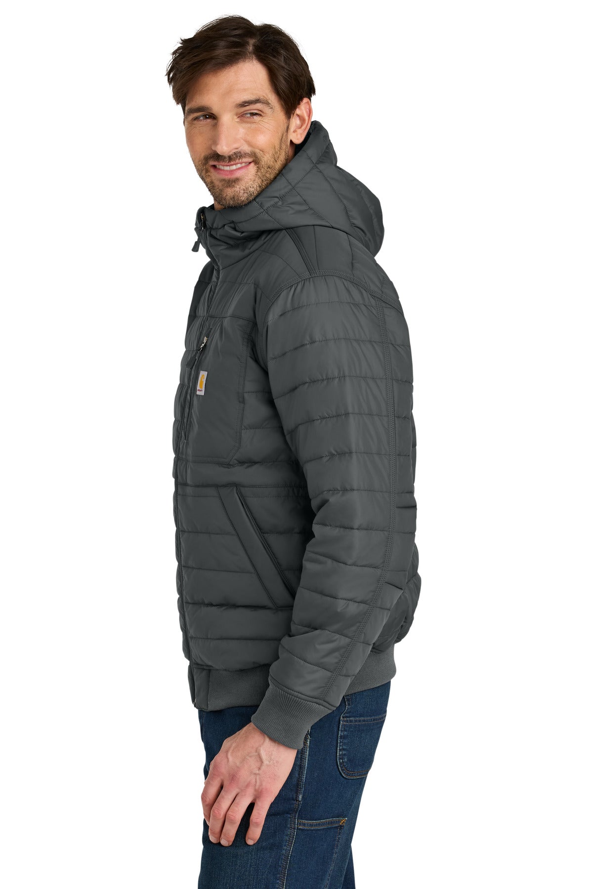 ShadowGrey Carhartt Gilliam Insulated Hooded Jacket CT106543