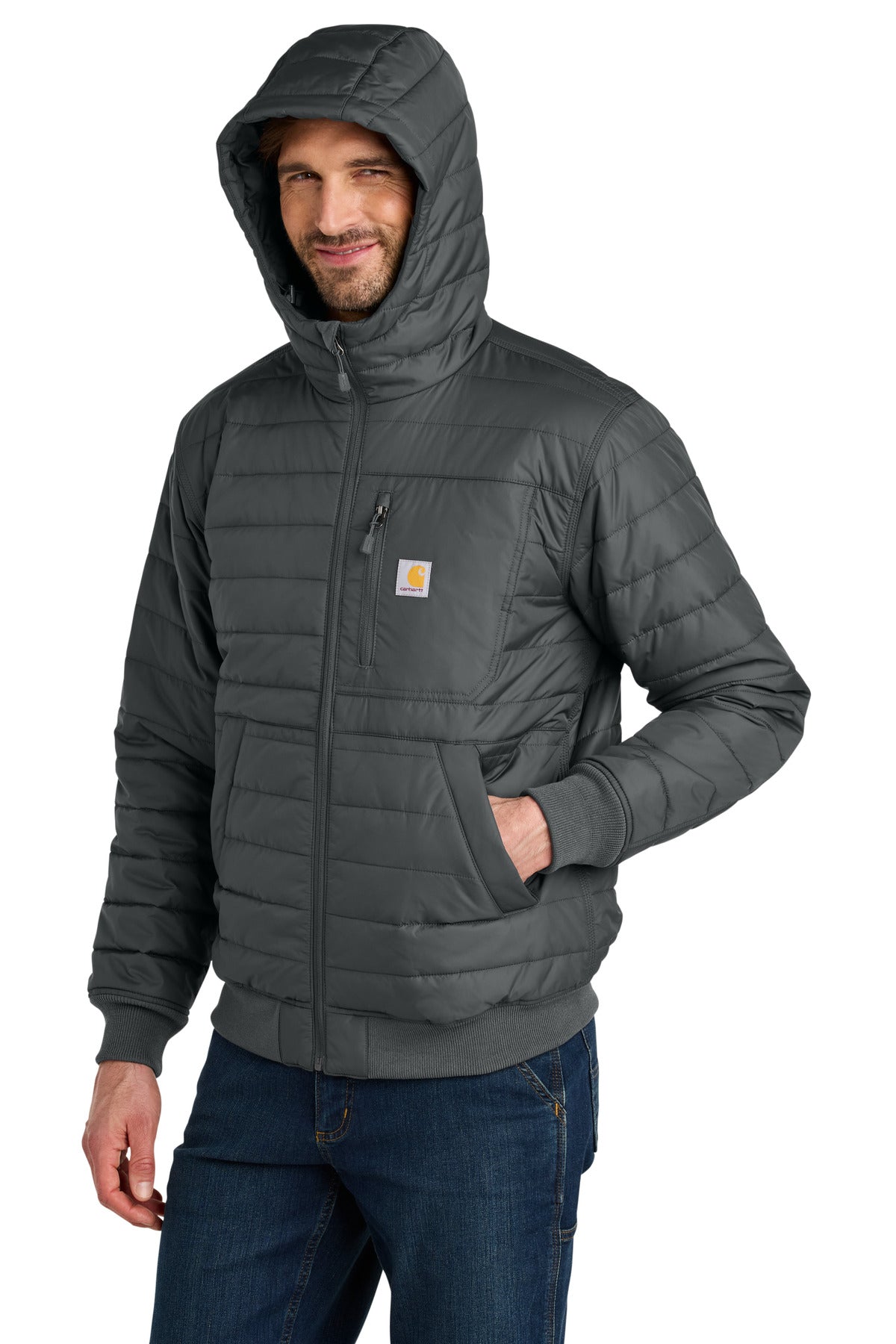 ShadowGrey Carhartt Gilliam Insulated Hooded Jacket CT106543