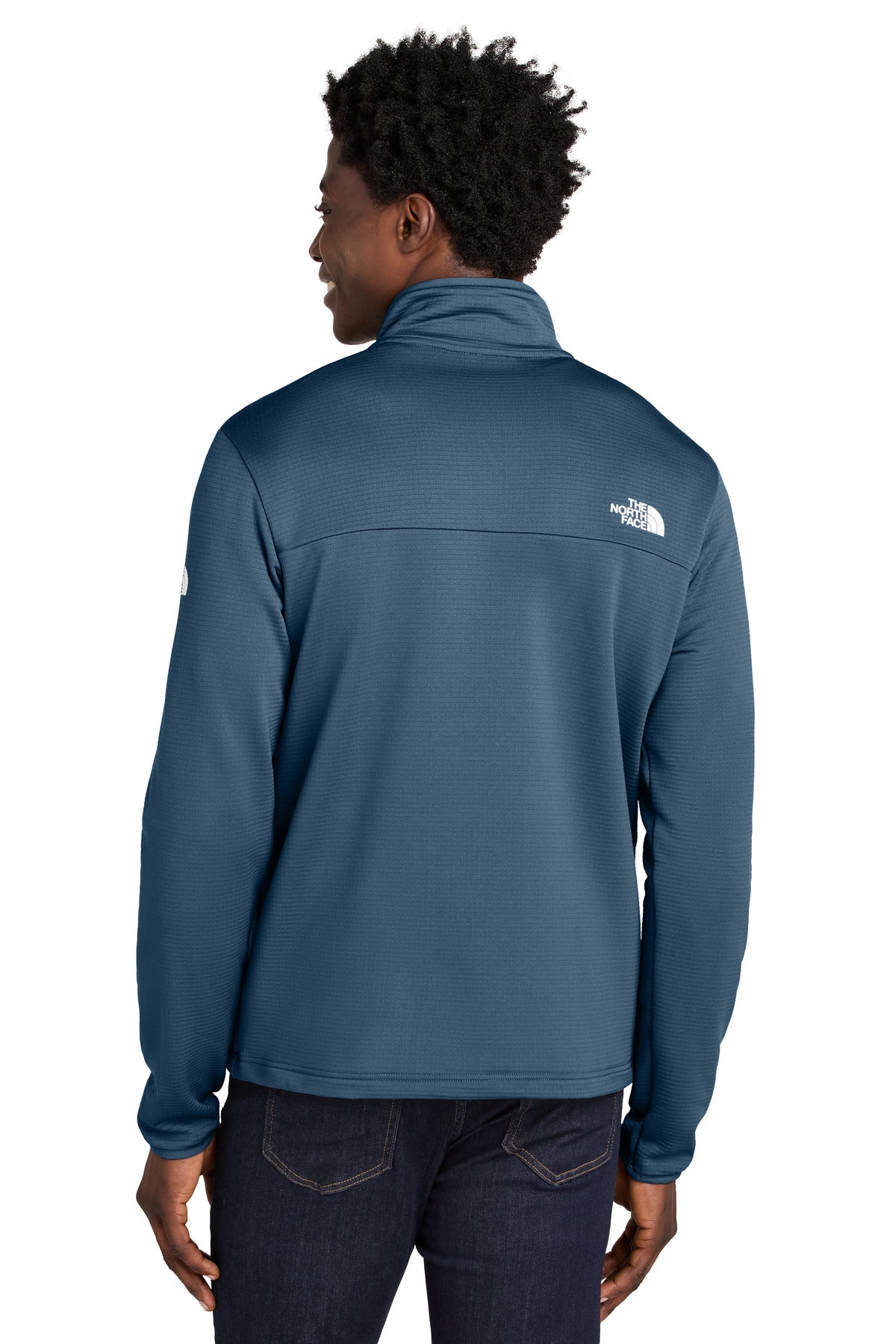 ShadyBlue The North Face Aim 1/4-Zip Fleece NF0A8ENJ