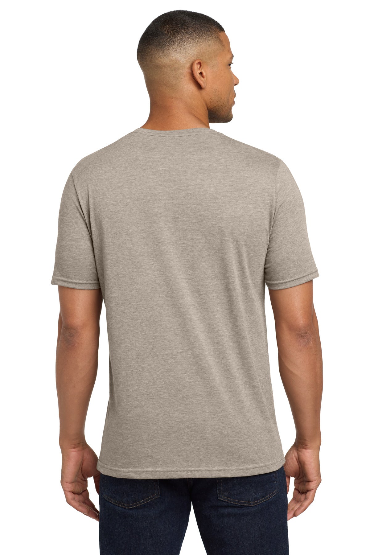 Silver Next Level Apparel Adult Poly/Cotton Tee. NL6200