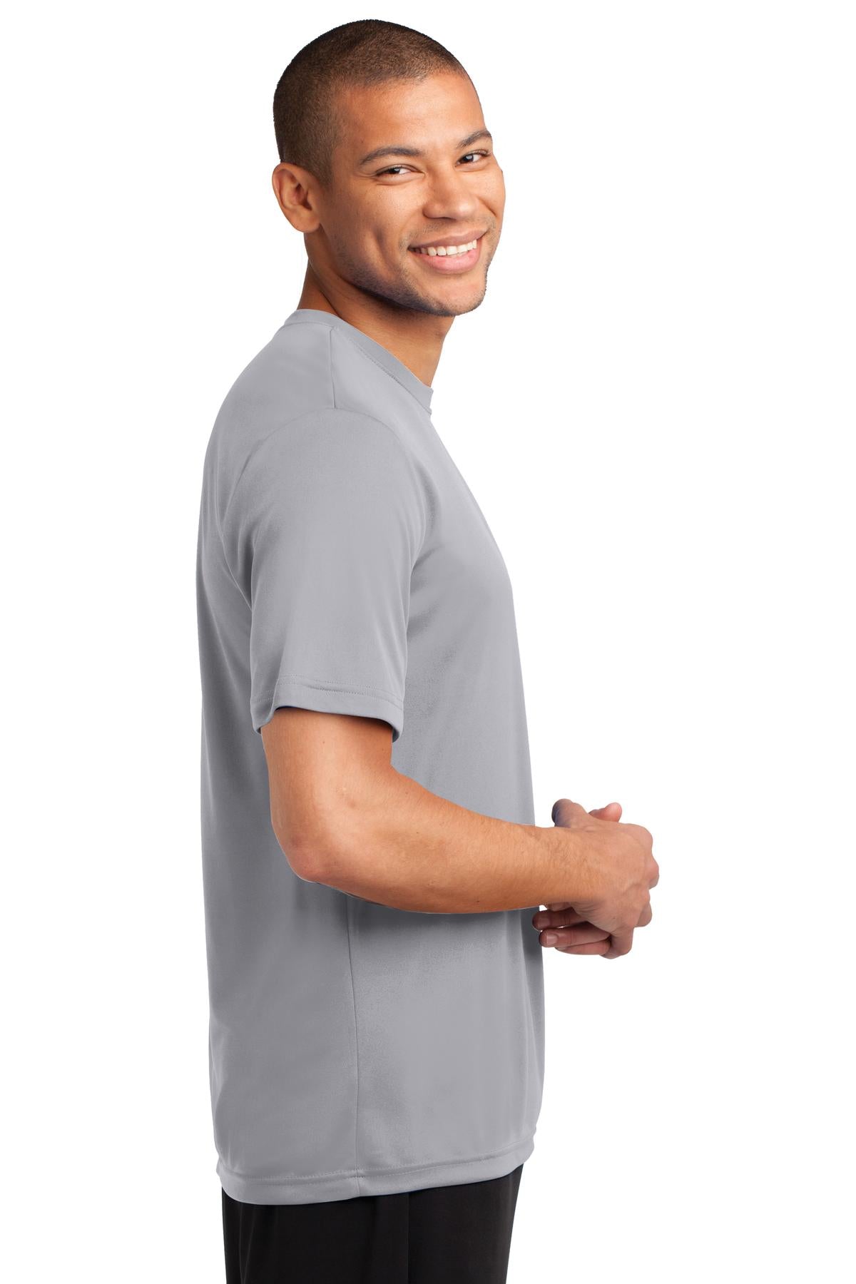 Silver Port & Co Performance Tee. PC380