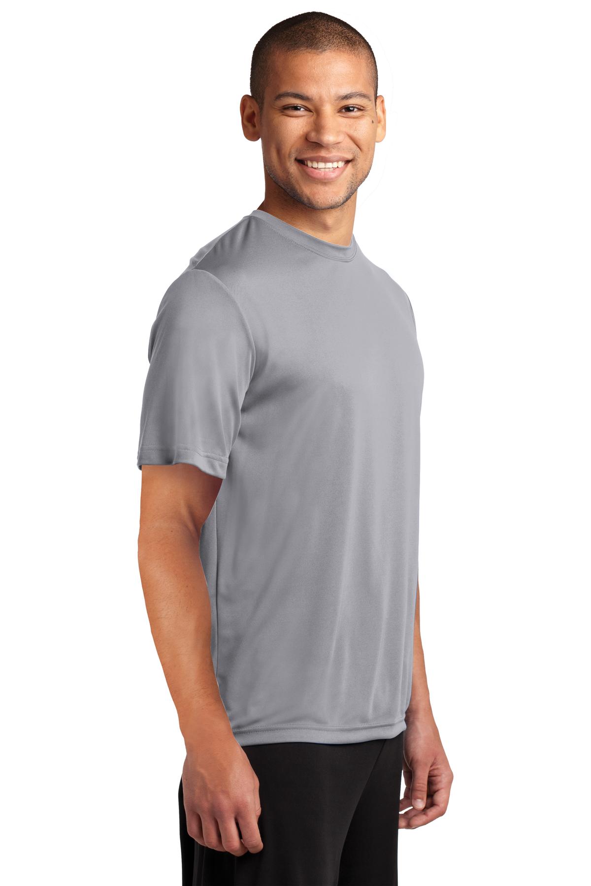 Silver Port & Co Performance Tee. PC380