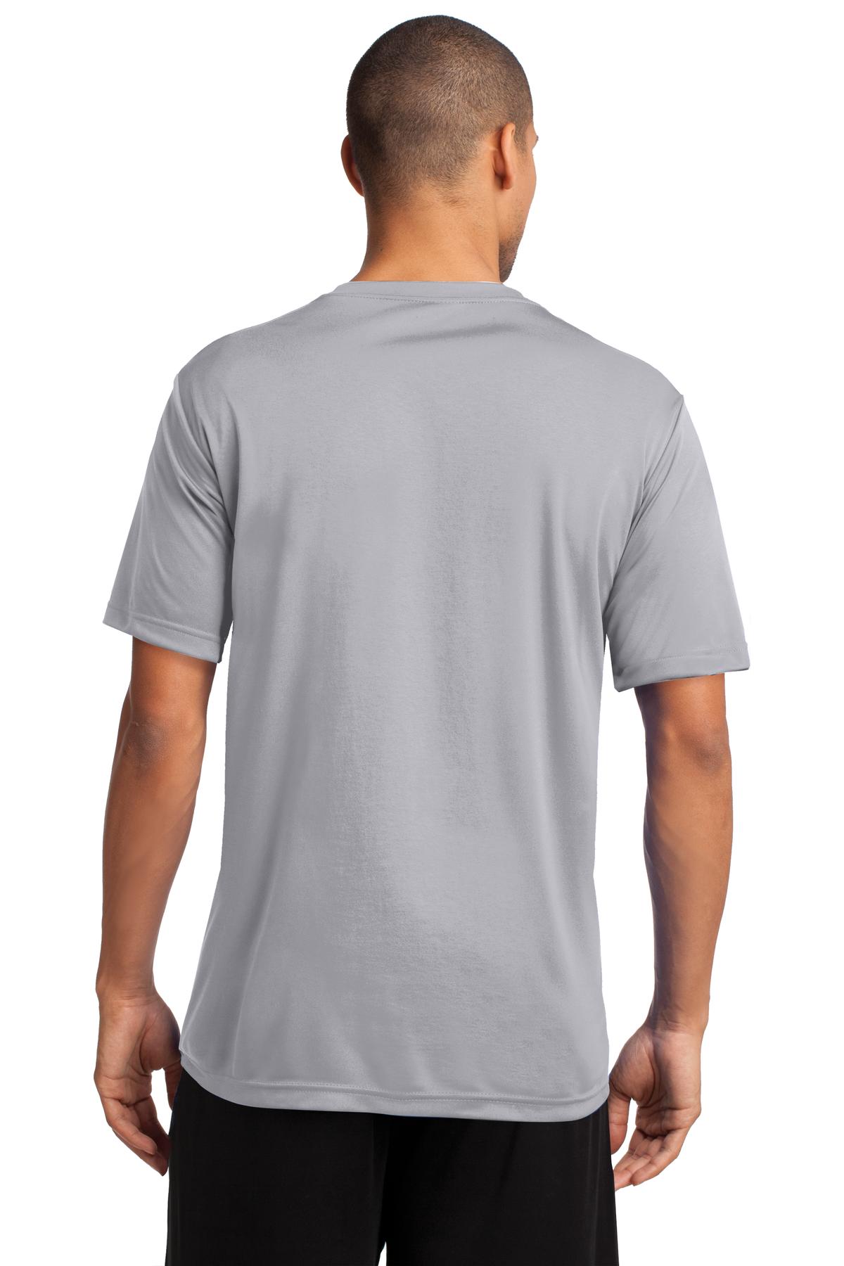Silver Port & Co Performance Tee. PC380