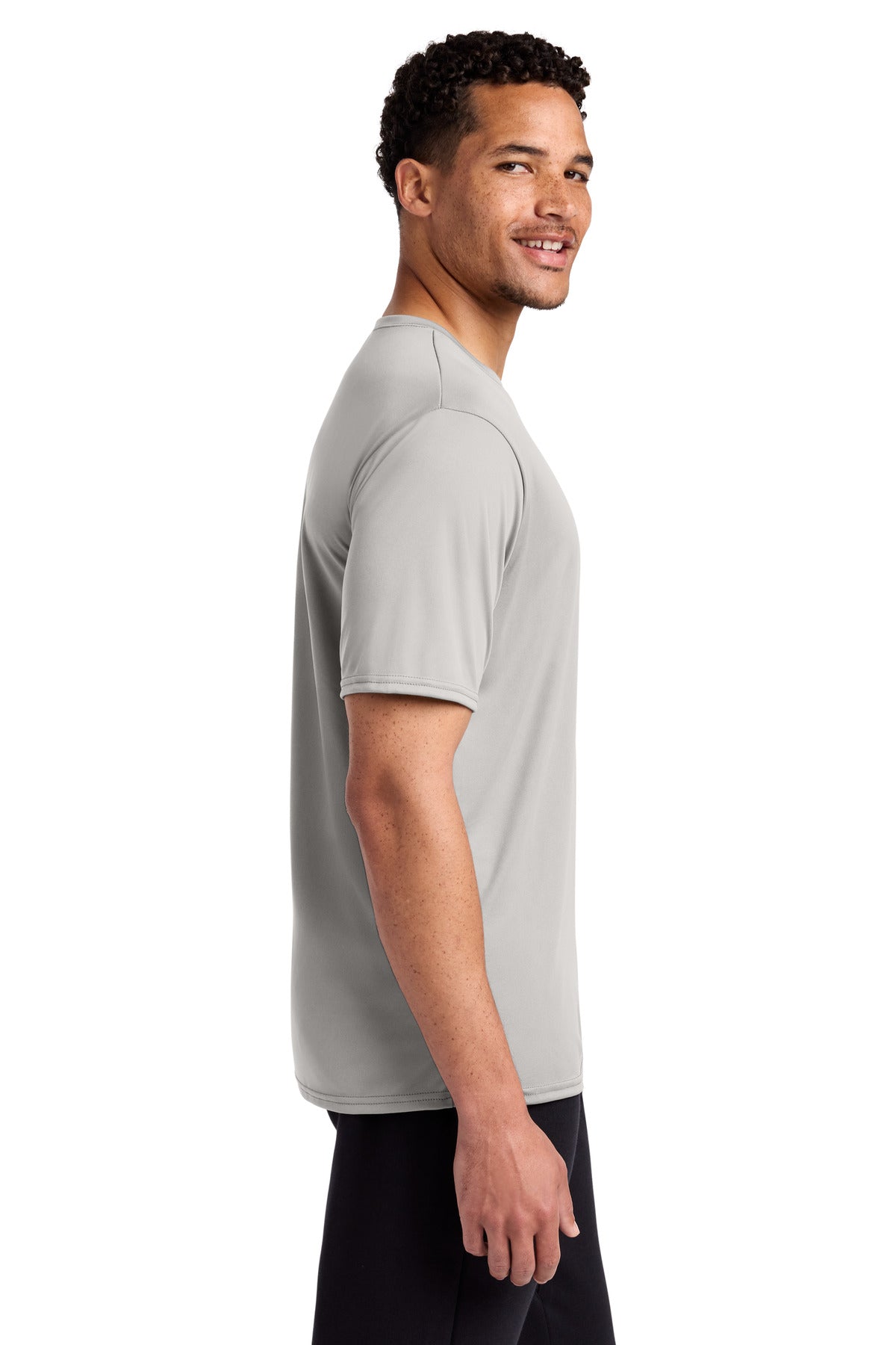 Silver Port & Co Performance Tee. PC380