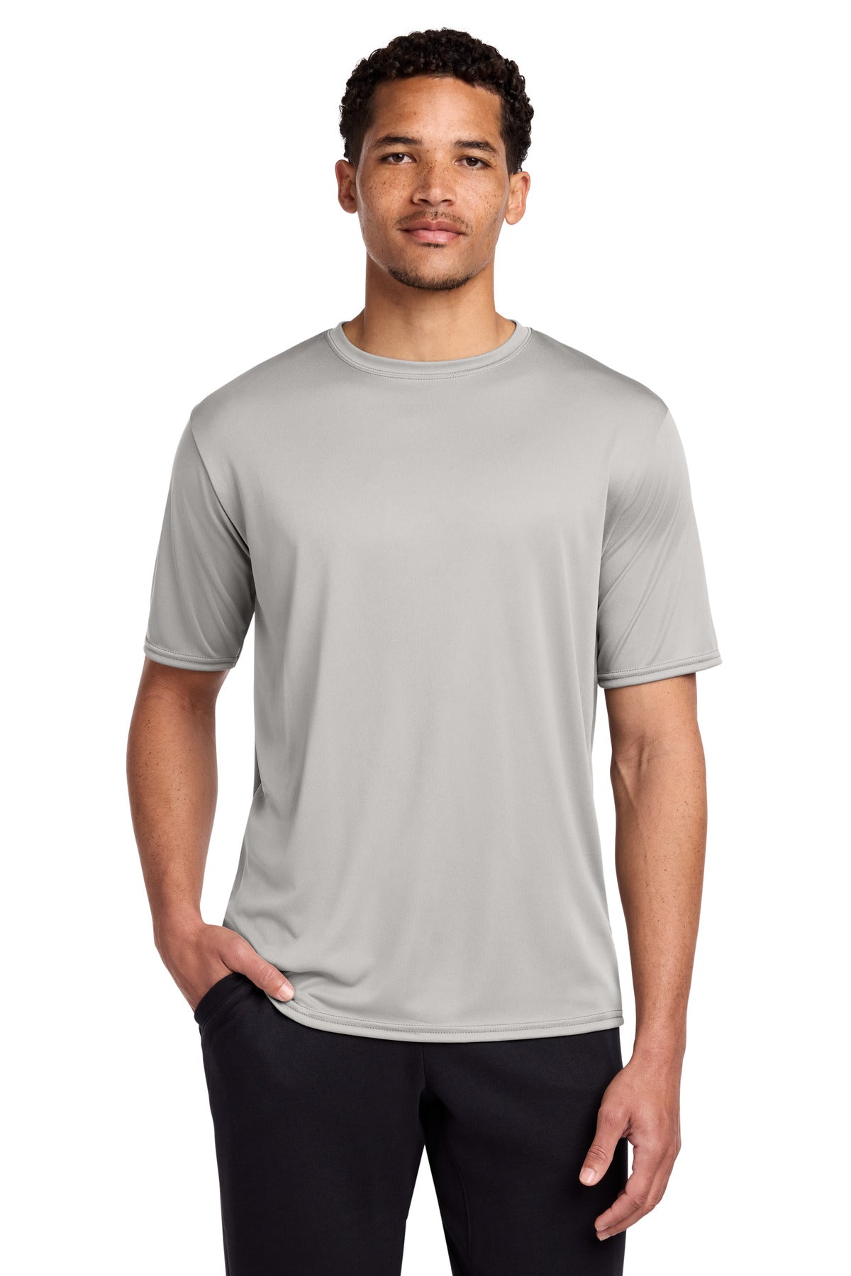 Silver Port & Co Performance Tee. PC380