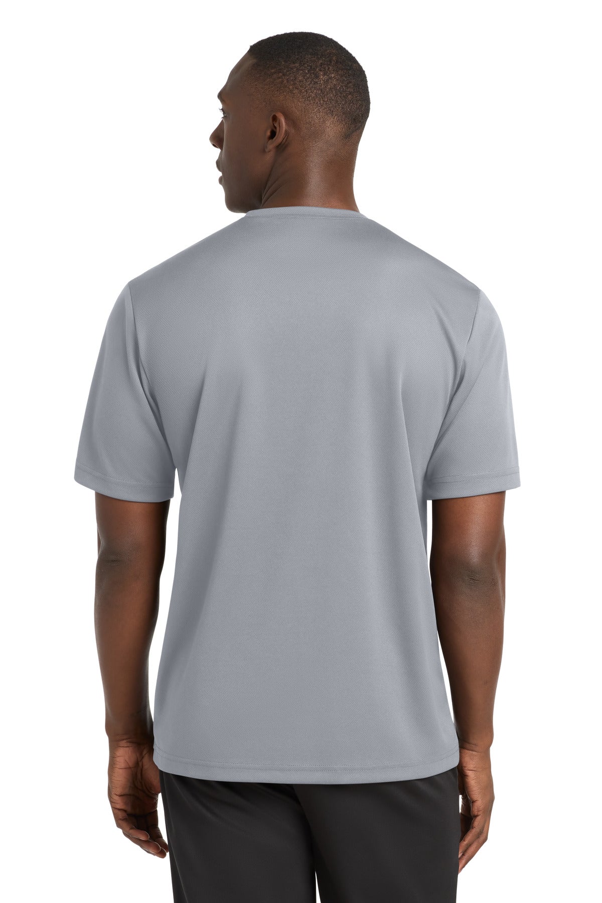 Silver Sport-Tek PosiCharge RacerMesh Tee. ST340