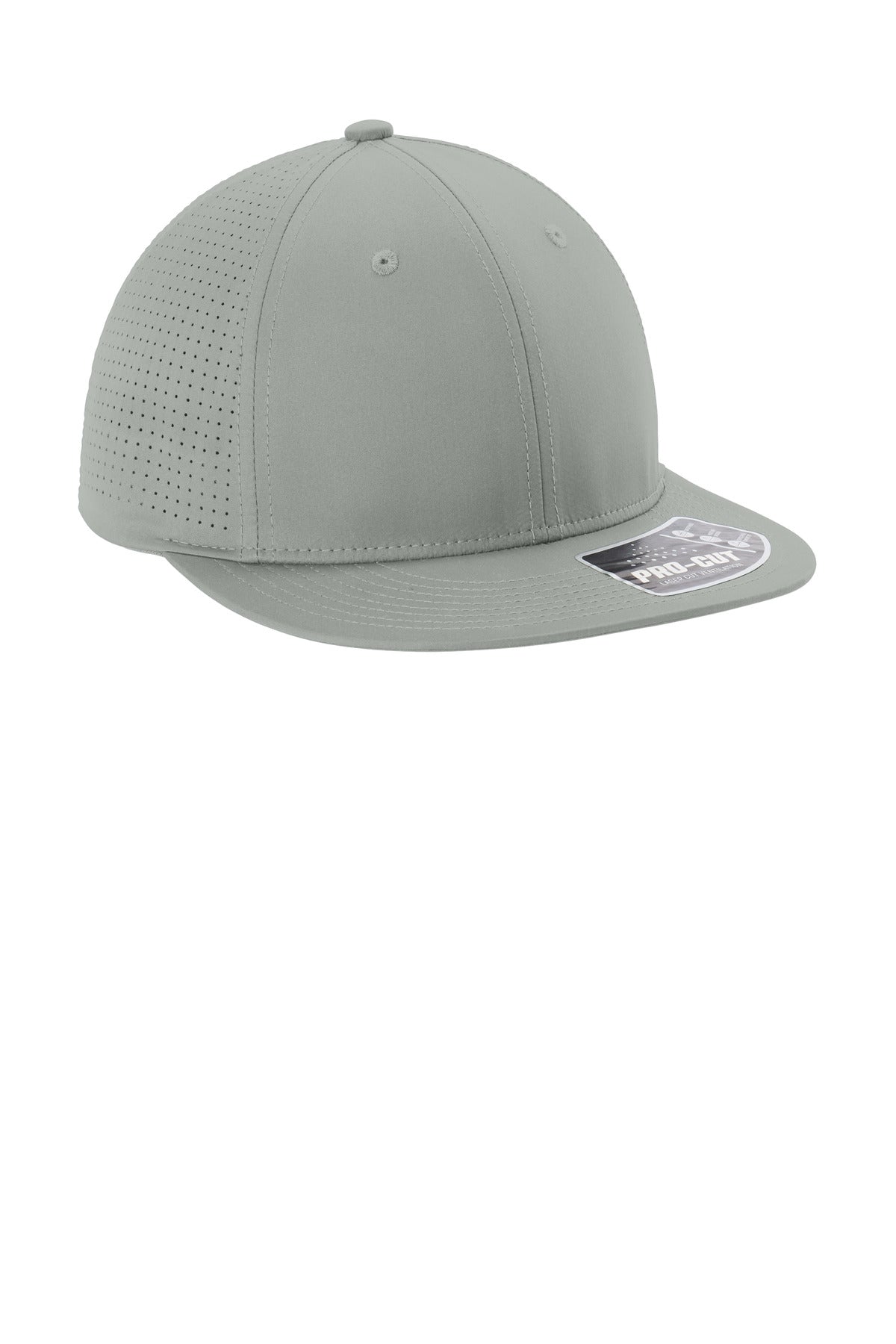 Silver Sport-Tek Pro-Cut Stretch-Tek Cap STC64
