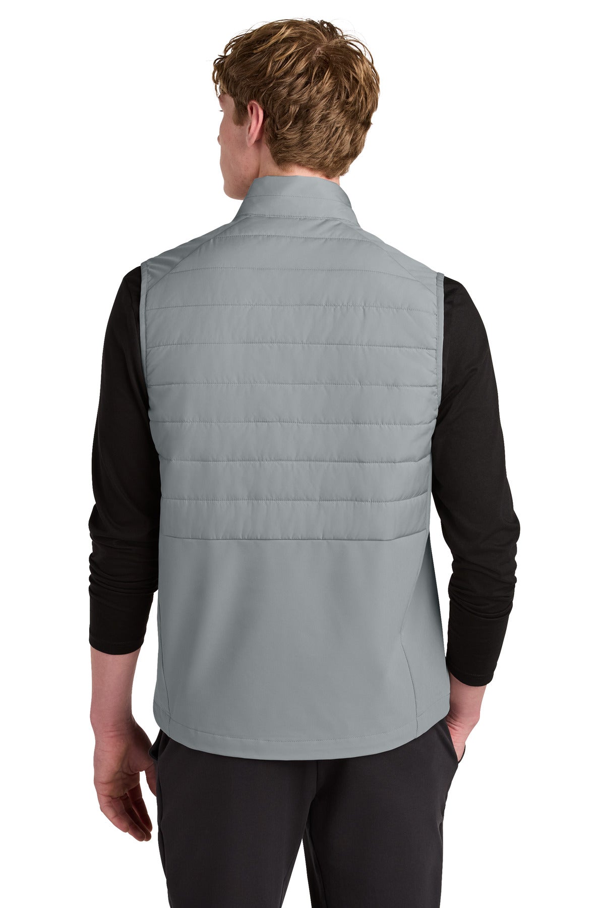 Silver Sport-Tek Teknical Hybrid Vest ST941