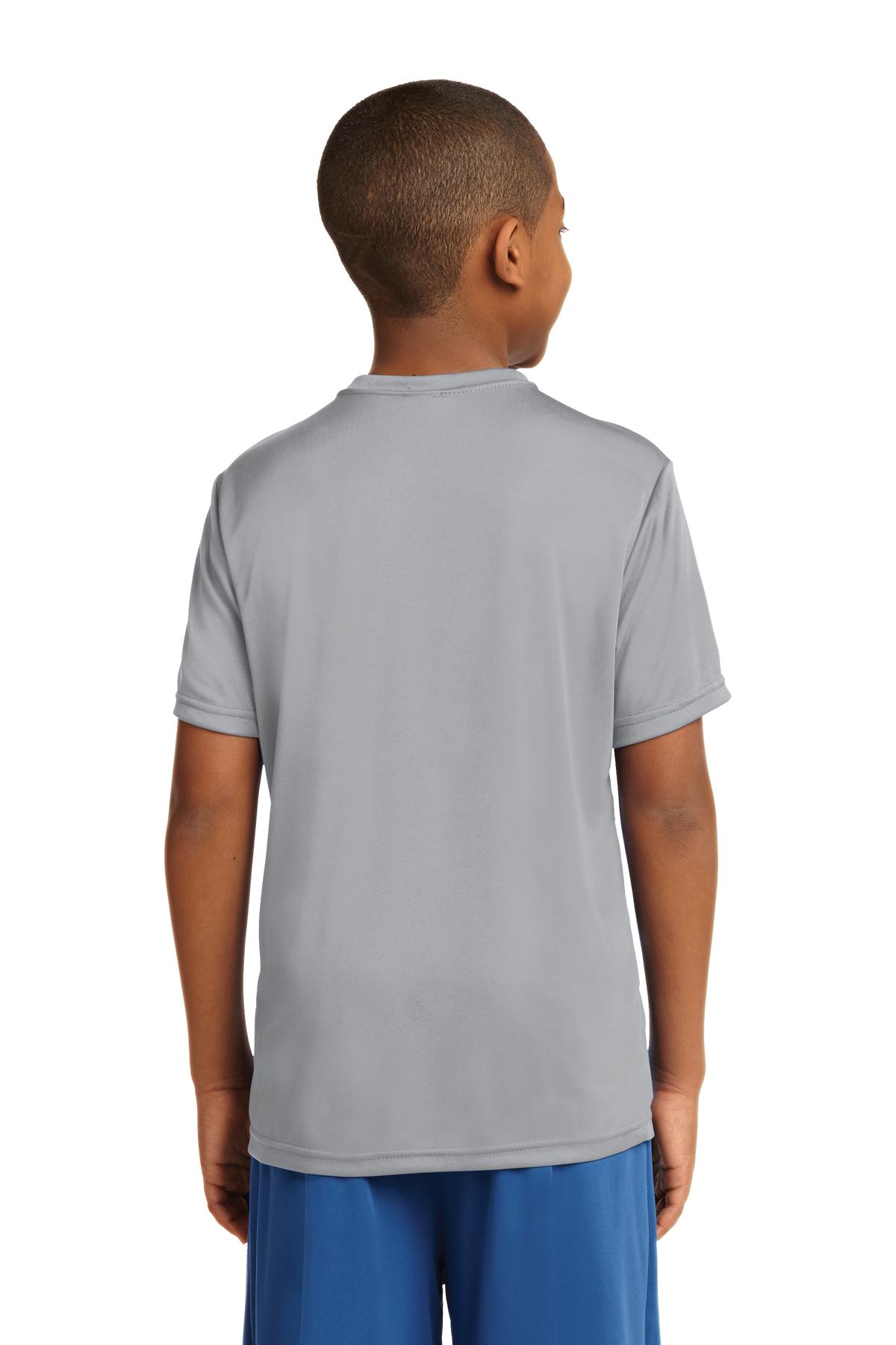 Silver Sport-Tek Youth PosiCharge Competitor Tee. YST350