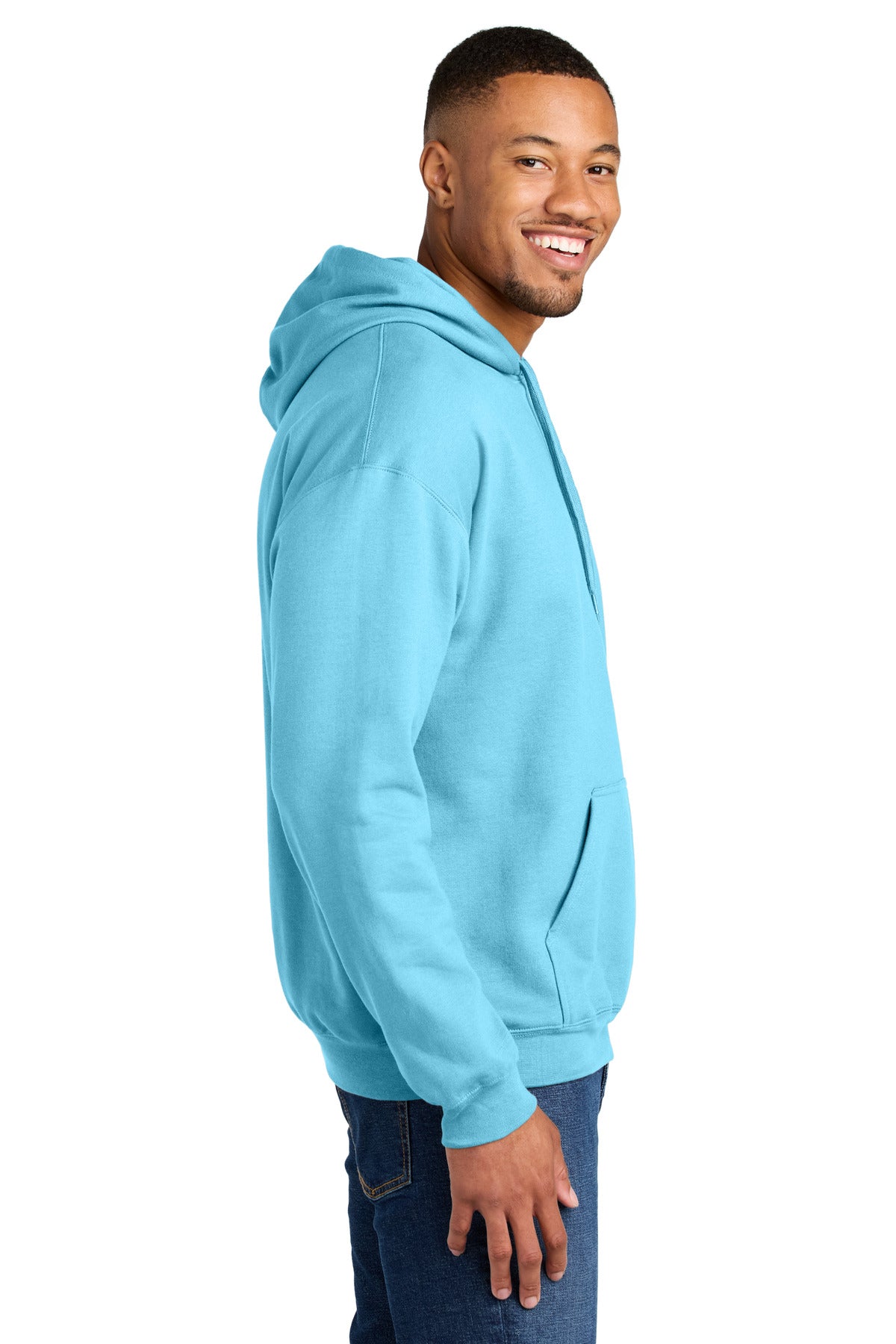 Sky Gildan Softstyle Midweight Pullover Hooded Sweatshirt SF500