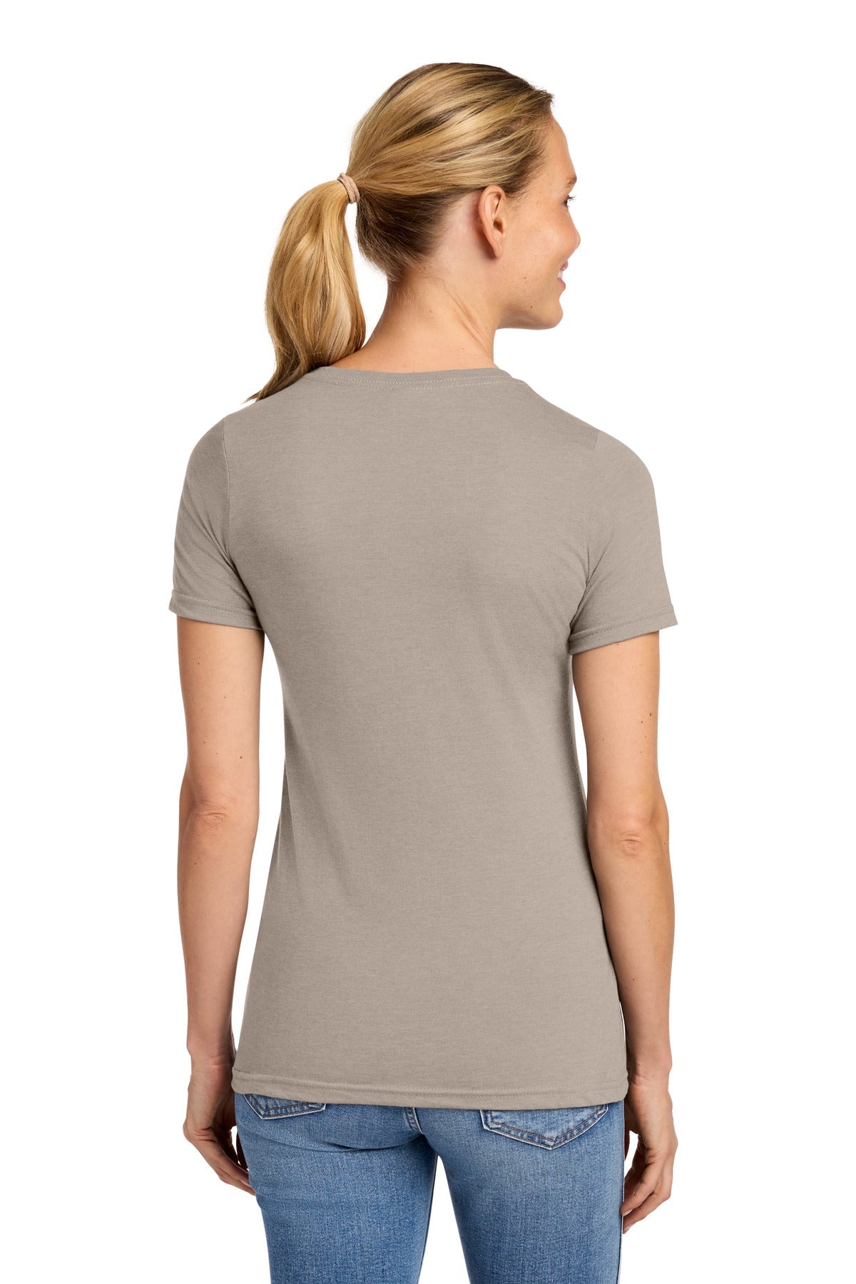 Slate Gildan Softstyle Women's CVC T-Shirt 64001LCVC